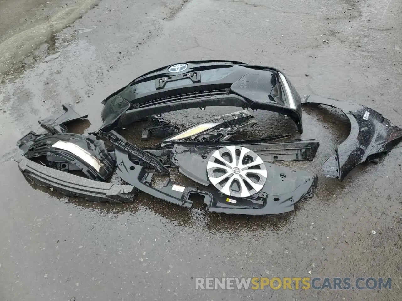 14 Фотография поврежденного автомобиля JTDKAMFPXN3210743 TOYOTA PRIUS 2022