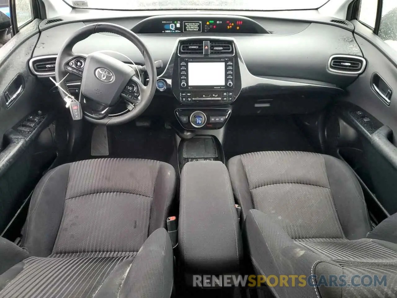 8 Фотография поврежденного автомобиля JTDKAMFPXN3210743 TOYOTA PRIUS 2022