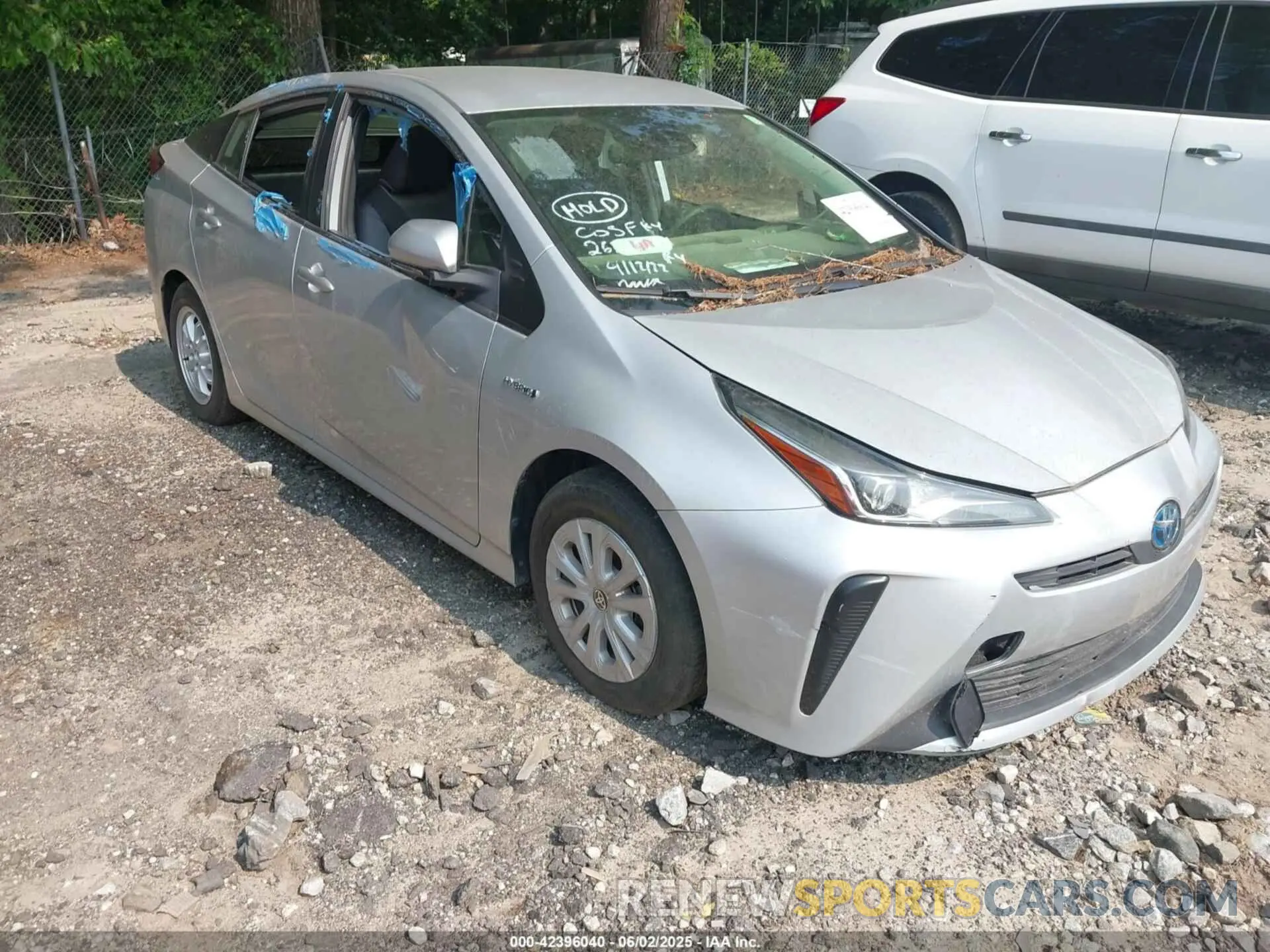 1 Photograph of a damaged car JTDKAMFU0N3159601 TOYOTA PRIUS 2022