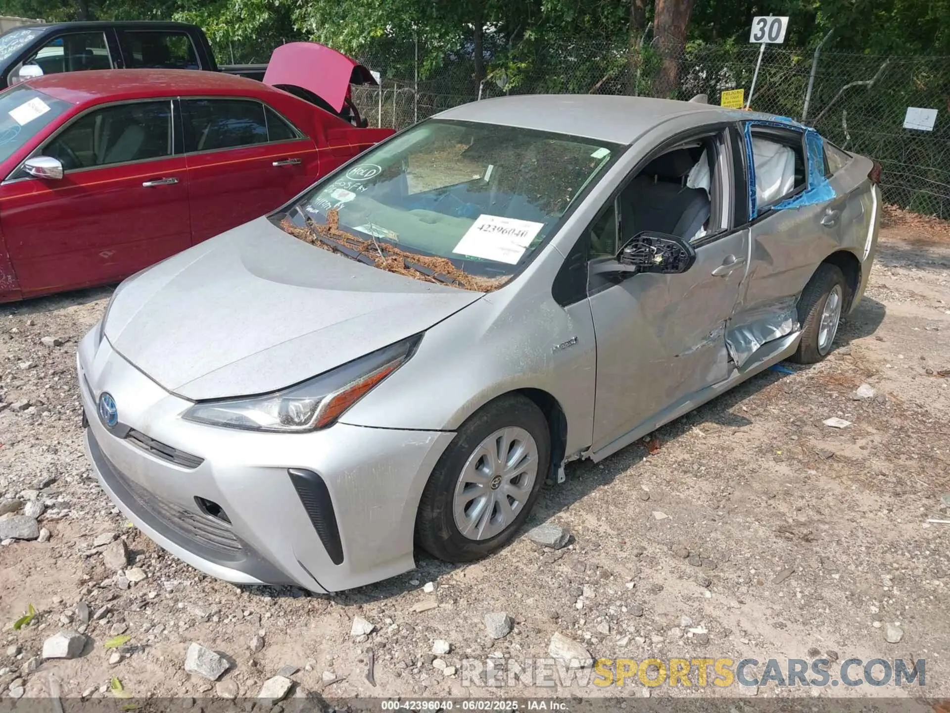 2 Photograph of a damaged car JTDKAMFU0N3159601 TOYOTA PRIUS 2022