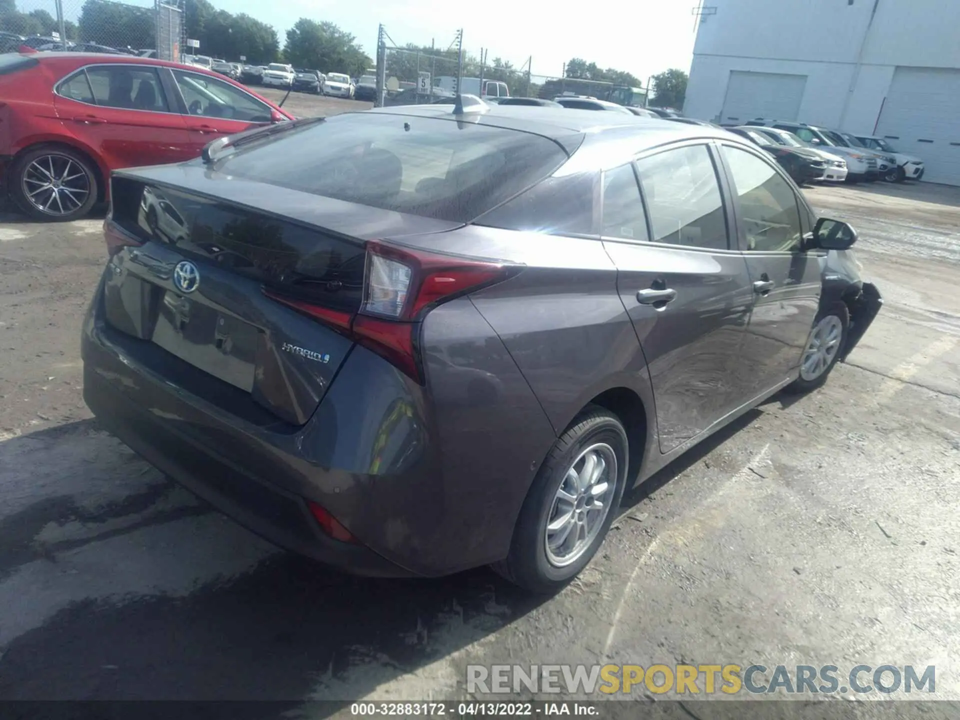 4 Photograph of a damaged car JTDKAMFU0N3160165 TOYOTA PRIUS 2022