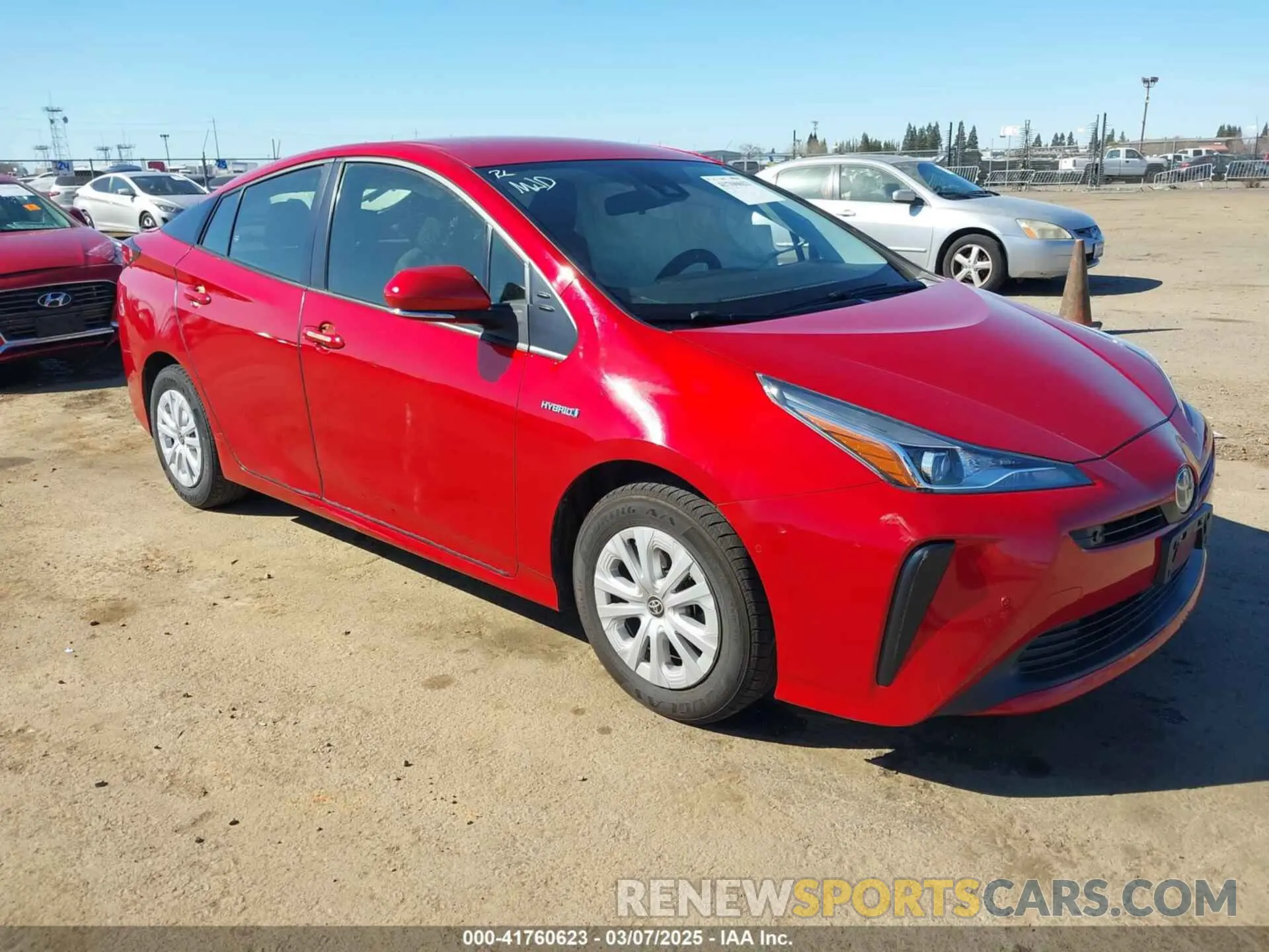 1 Фотография поврежденного автомобиля JTDKAMFU0N3161557 TOYOTA PRIUS 2022