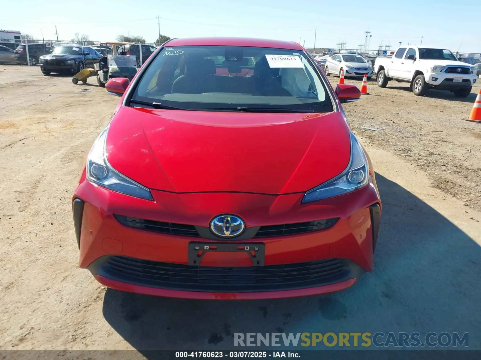 12 Фотография поврежденного автомобиля JTDKAMFU0N3161557 TOYOTA PRIUS 2022