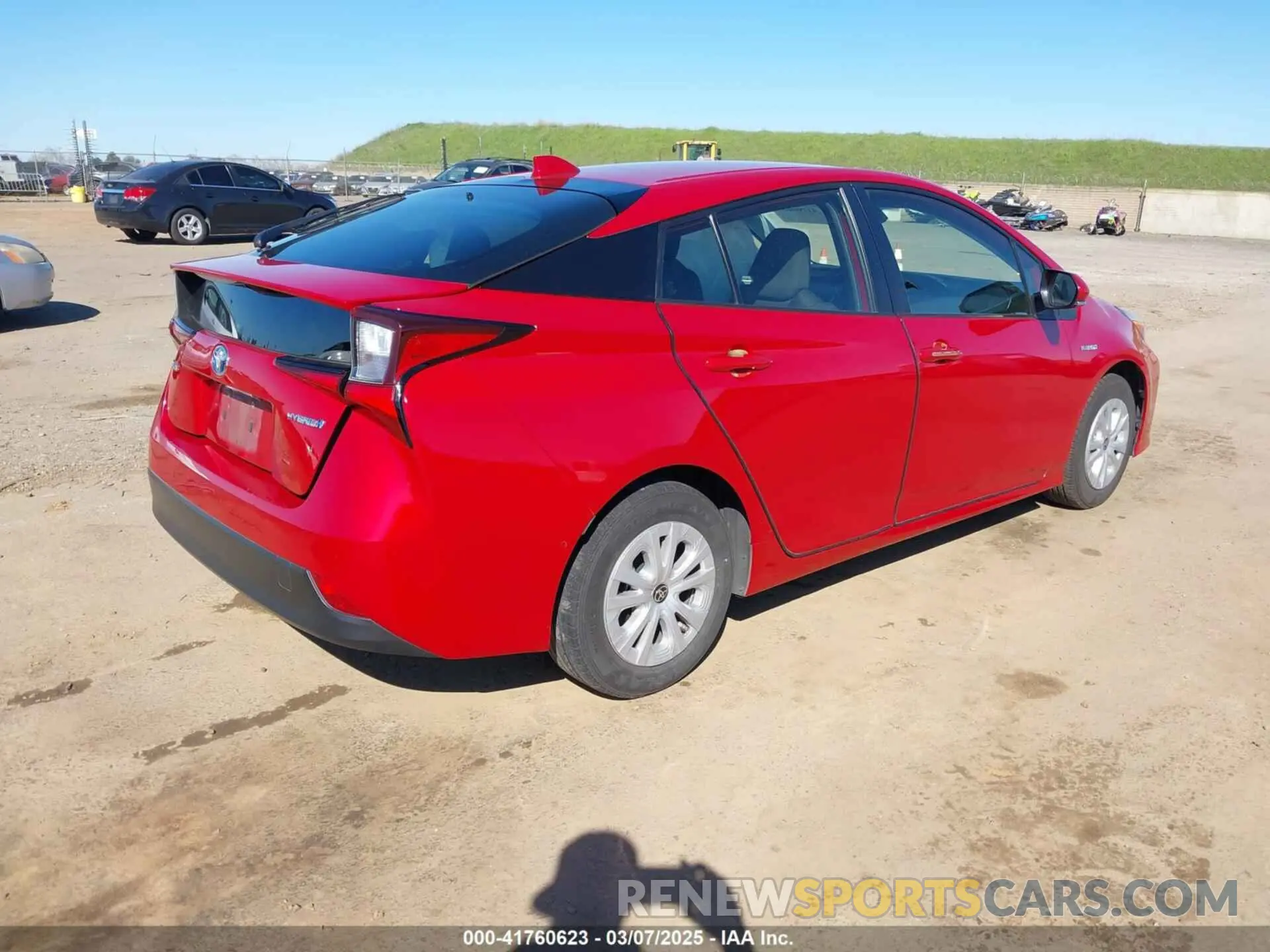 4 Фотография поврежденного автомобиля JTDKAMFU0N3161557 TOYOTA PRIUS 2022