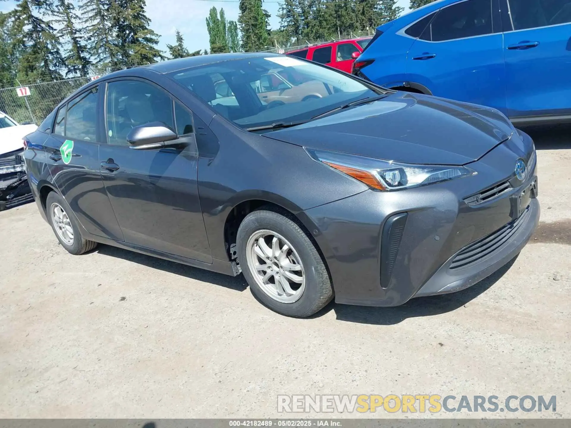 1 Фотография поврежденного автомобиля JTDKAMFU0N3173997 TOYOTA PRIUS 2022
