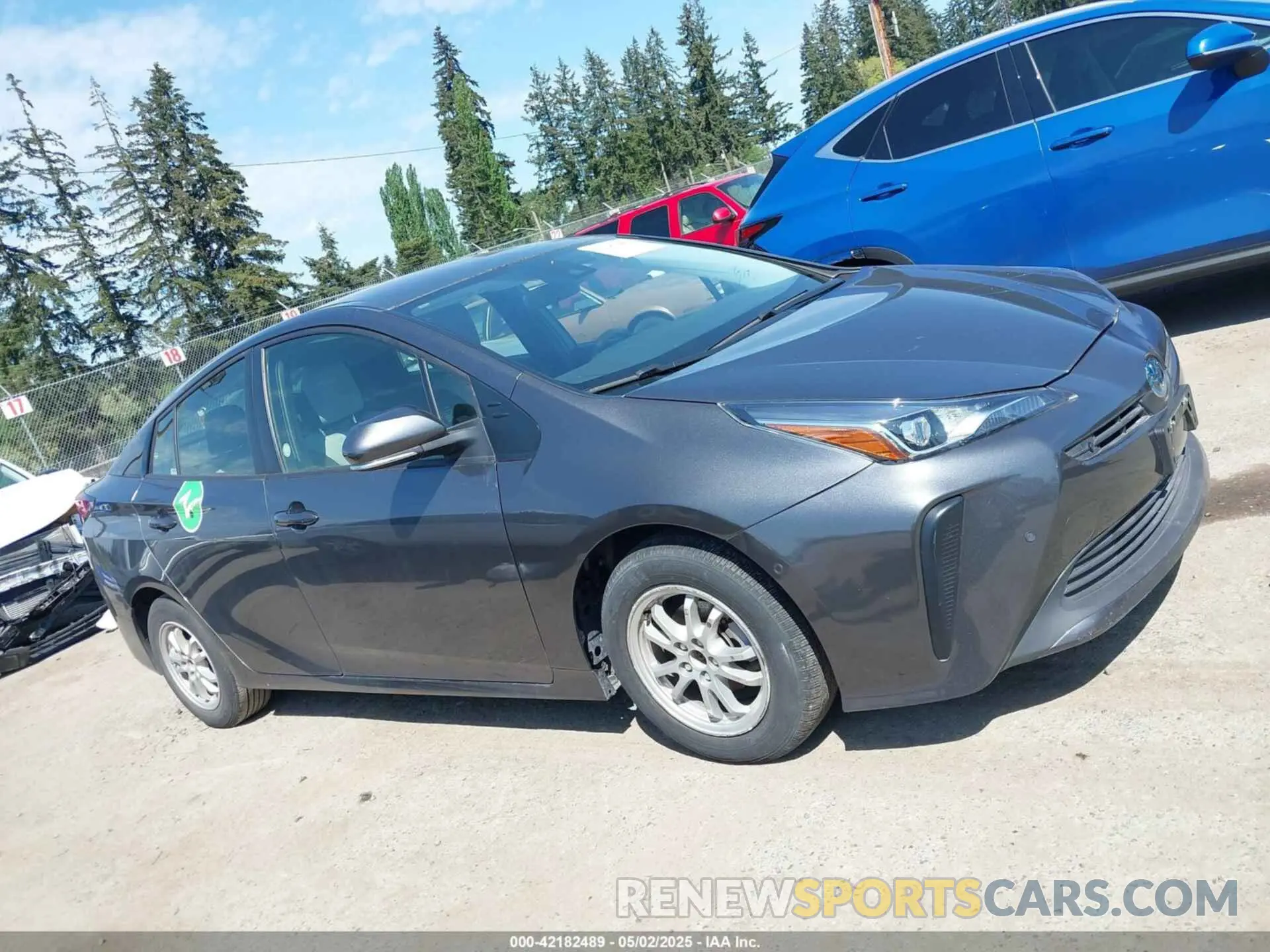 14 Фотография поврежденного автомобиля JTDKAMFU0N3173997 TOYOTA PRIUS 2022
