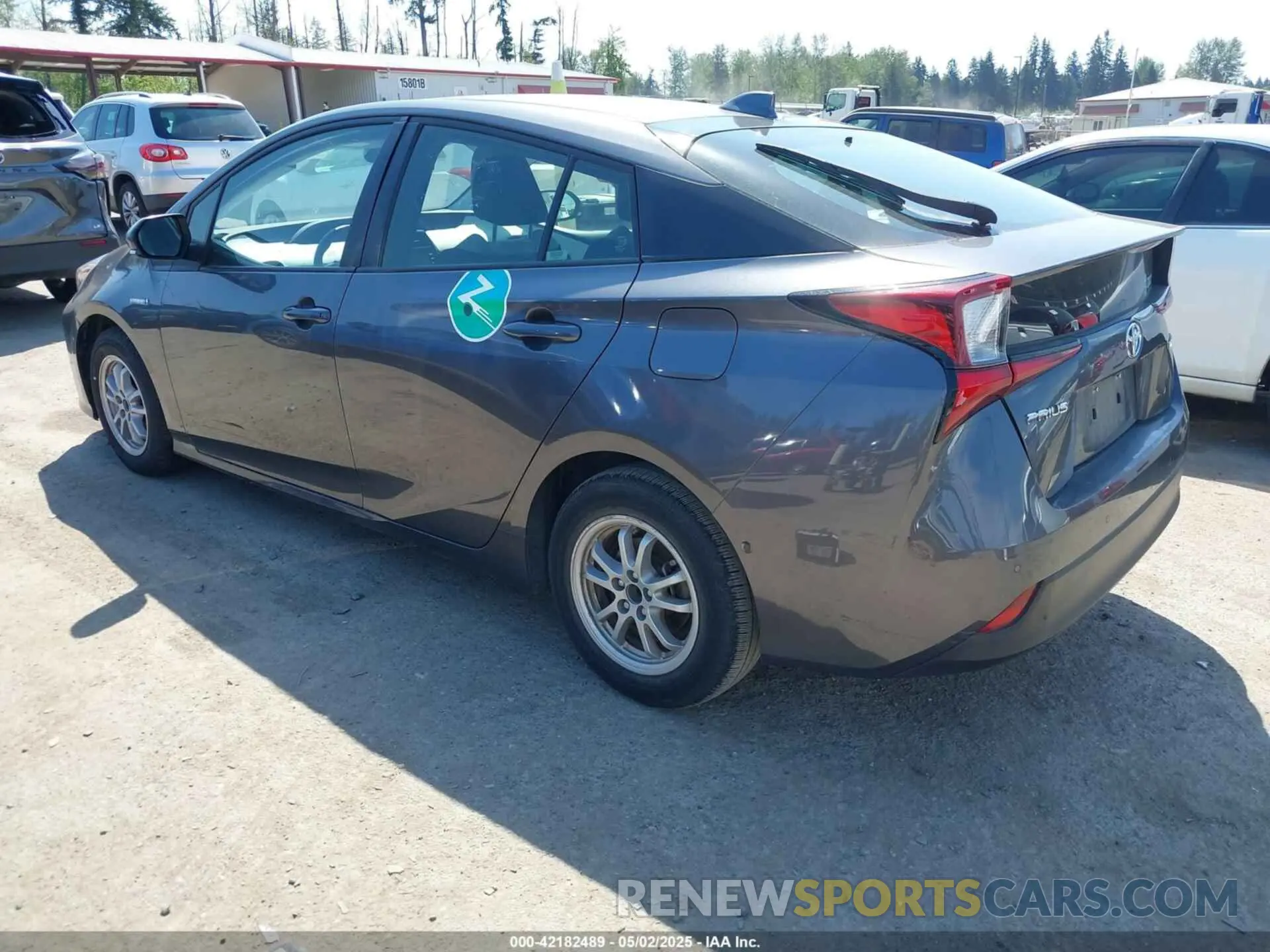 3 Фотография поврежденного автомобиля JTDKAMFU0N3173997 TOYOTA PRIUS 2022