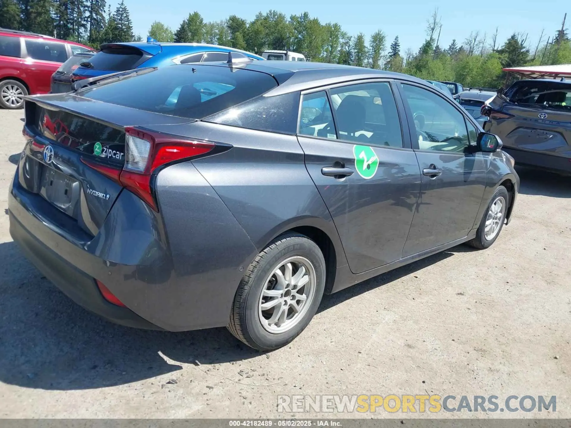 4 Фотография поврежденного автомобиля JTDKAMFU0N3173997 TOYOTA PRIUS 2022