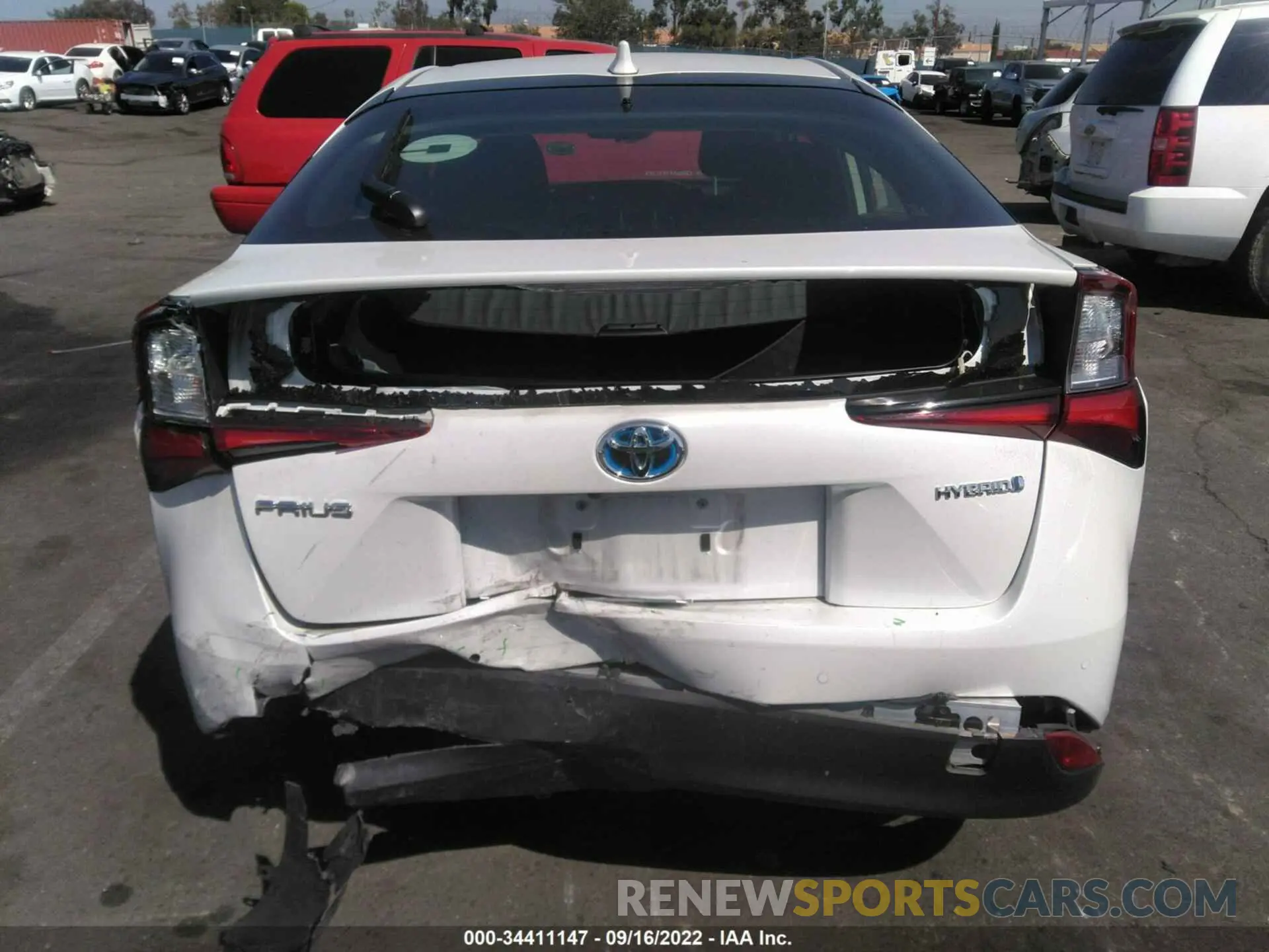 6 Photograph of a damaged car JTDKAMFU1N3162586 TOYOTA PRIUS 2022
