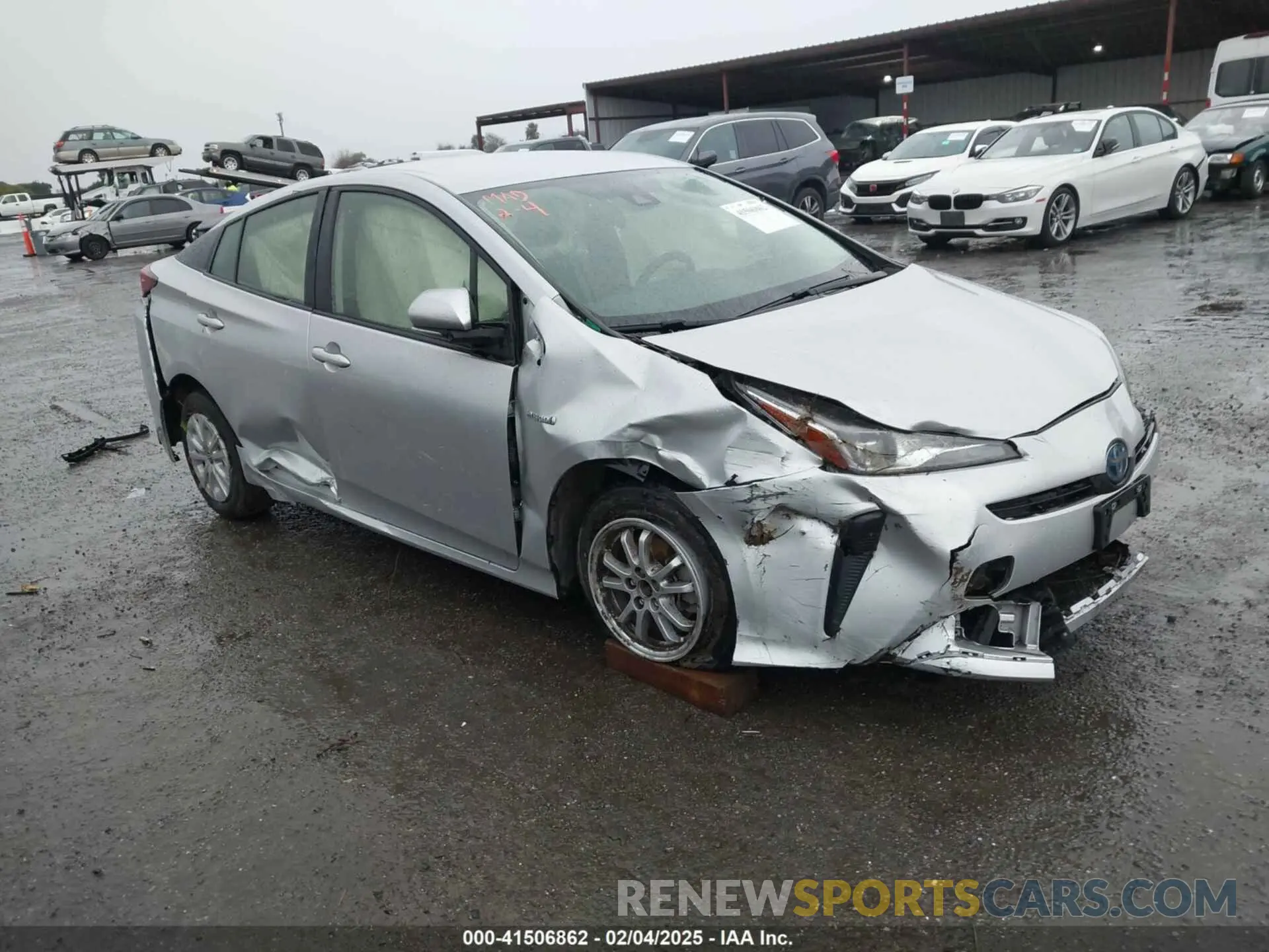 1 Photograph of a damaged car JTDKAMFU1N3177055 TOYOTA PRIUS 2022