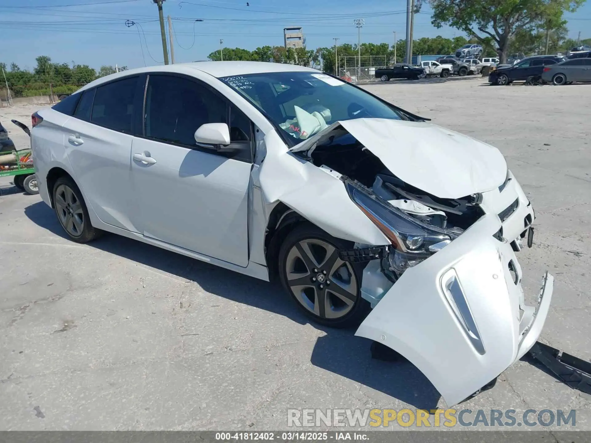 1 Photograph of a damaged car JTDKAMFU1N3177444 TOYOTA PRIUS 2022