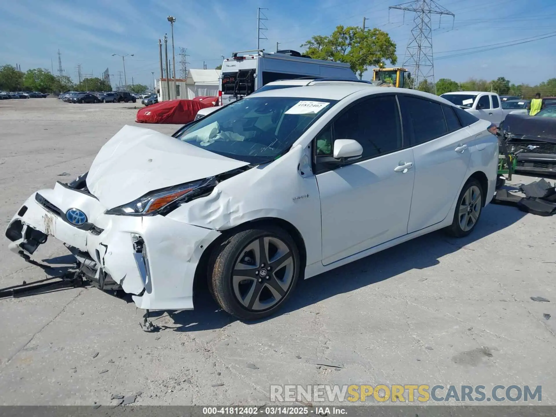 2 Photograph of a damaged car JTDKAMFU1N3177444 TOYOTA PRIUS 2022