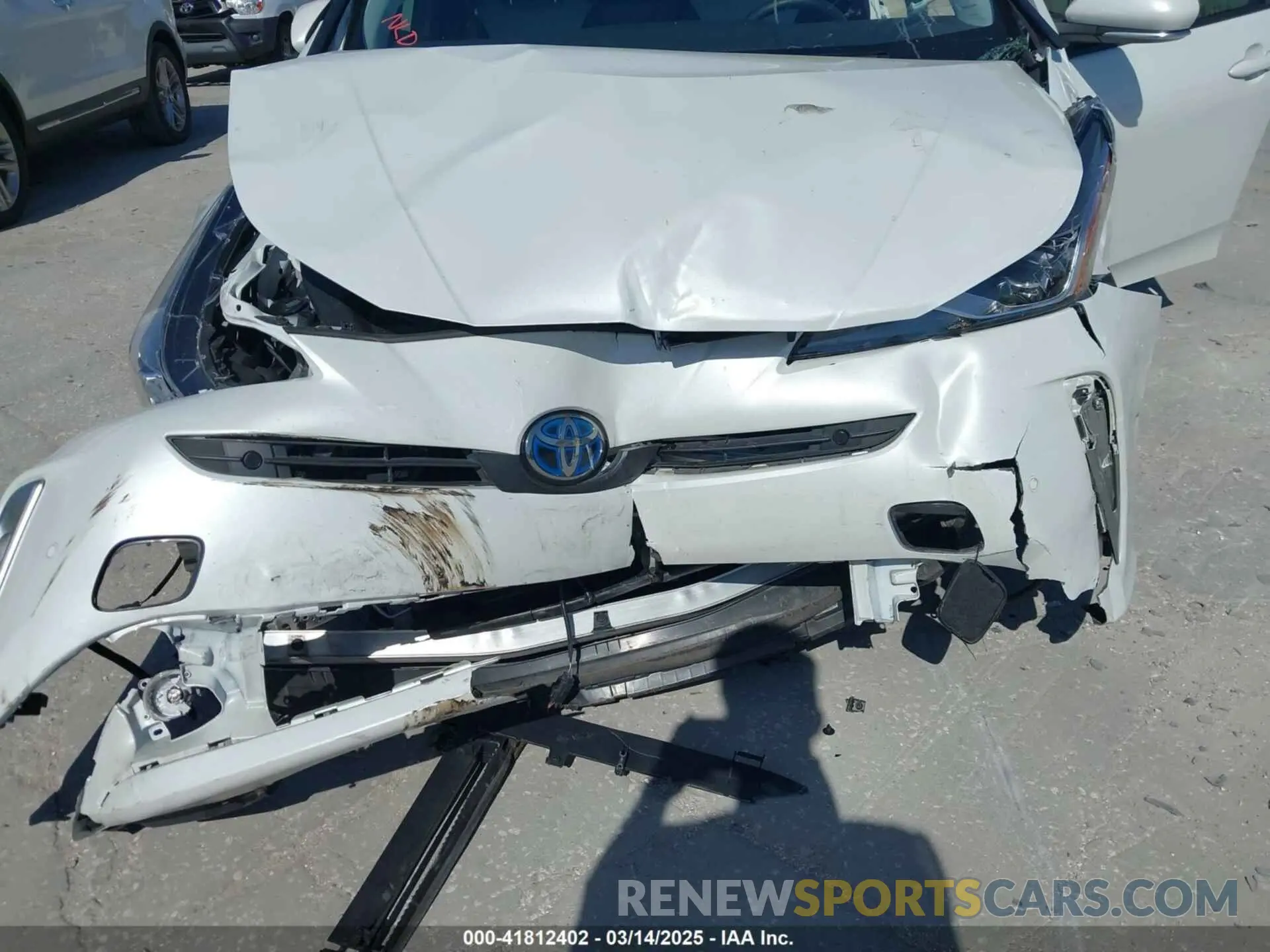 6 Photograph of a damaged car JTDKAMFU1N3177444 TOYOTA PRIUS 2022