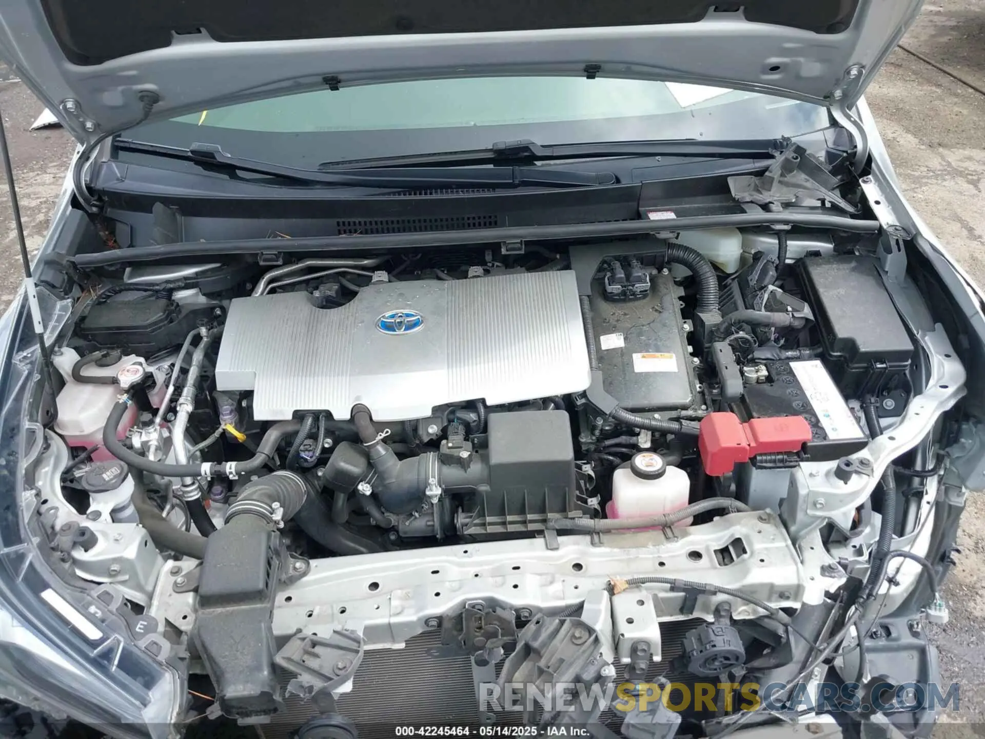 10 Фотография поврежденного автомобиля JTDKAMFU2N3161592 TOYOTA PRIUS 2022