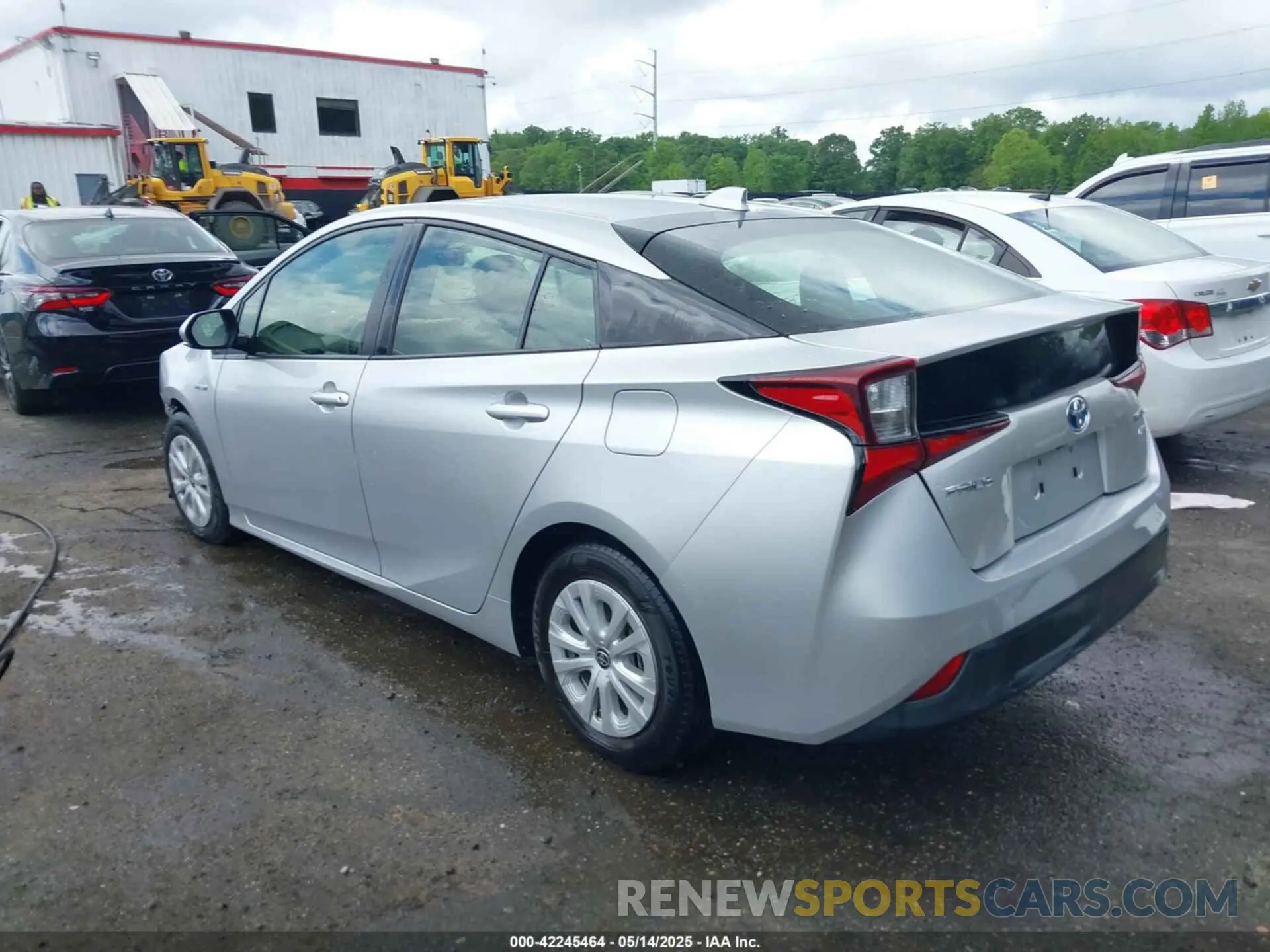 3 Фотография поврежденного автомобиля JTDKAMFU2N3161592 TOYOTA PRIUS 2022