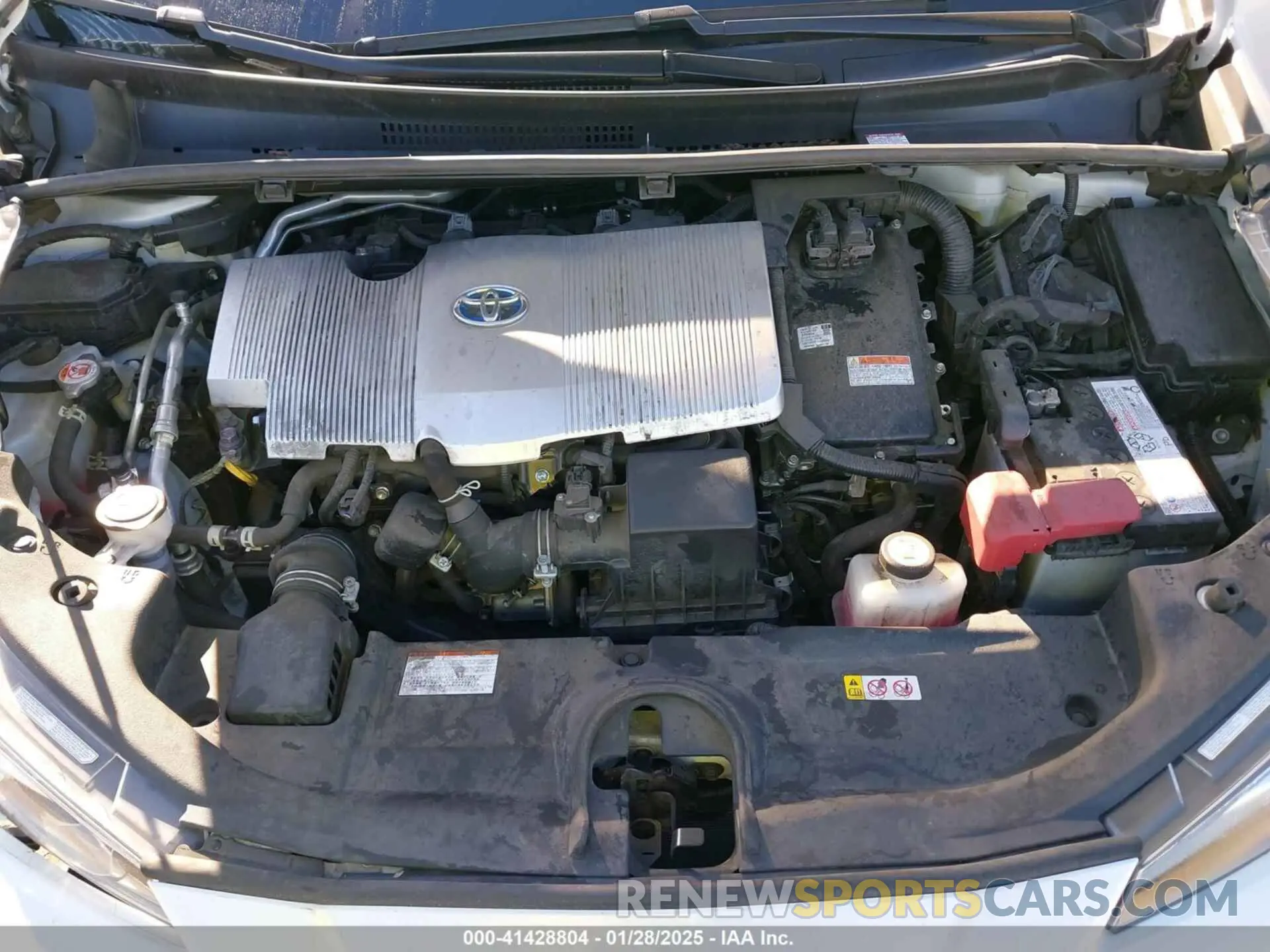 10 Фотография поврежденного автомобиля JTDKAMFU2N3161771 TOYOTA PRIUS 2022