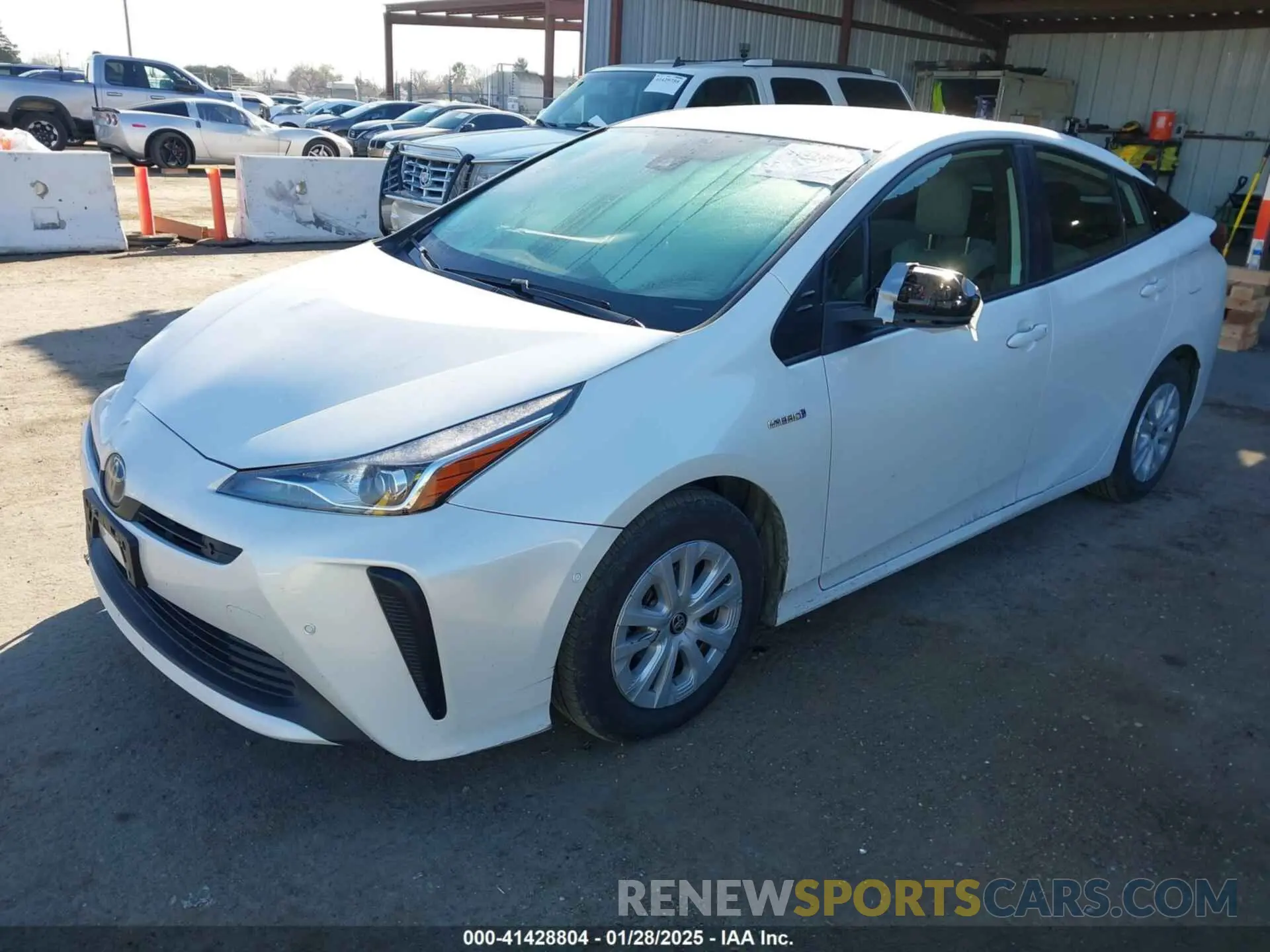 2 Фотография поврежденного автомобиля JTDKAMFU2N3161771 TOYOTA PRIUS 2022