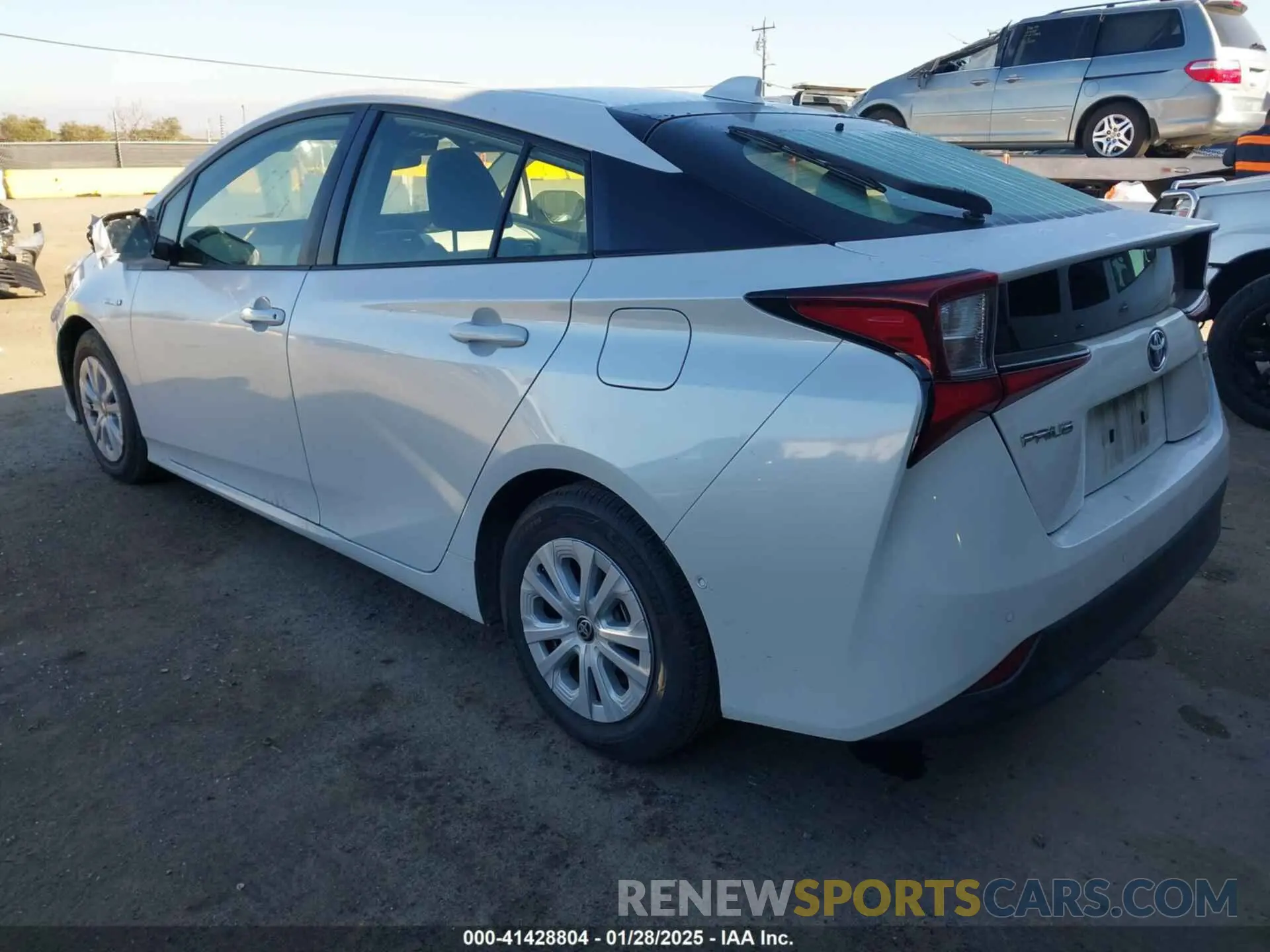 3 Фотография поврежденного автомобиля JTDKAMFU2N3161771 TOYOTA PRIUS 2022