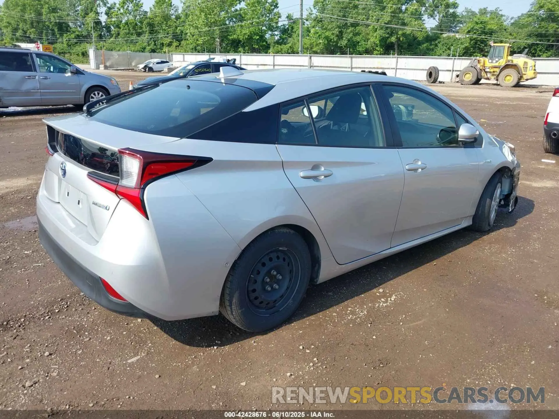 4 Фотография поврежденного автомобиля JTDKAMFU2N3165805 TOYOTA PRIUS 2022