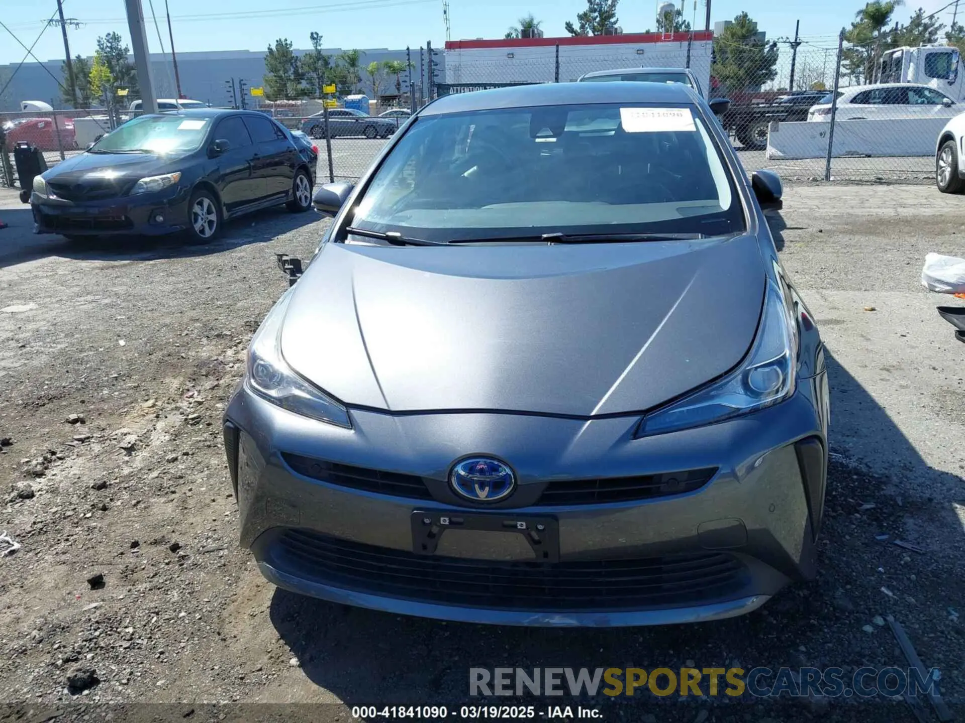 11 Фотография поврежденного автомобиля JTDKAMFU2N3172026 TOYOTA PRIUS 2022