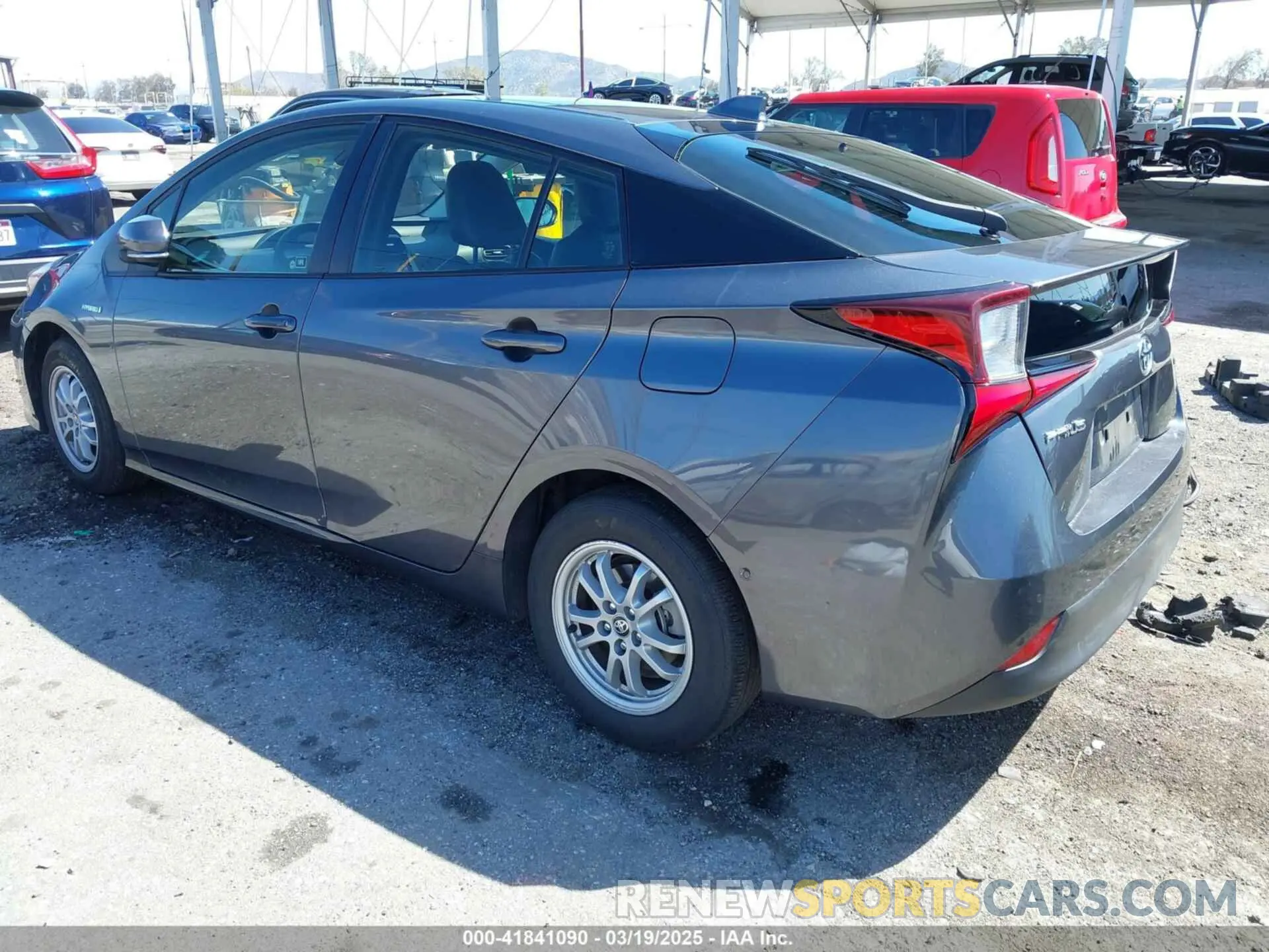 3 Фотография поврежденного автомобиля JTDKAMFU2N3172026 TOYOTA PRIUS 2022