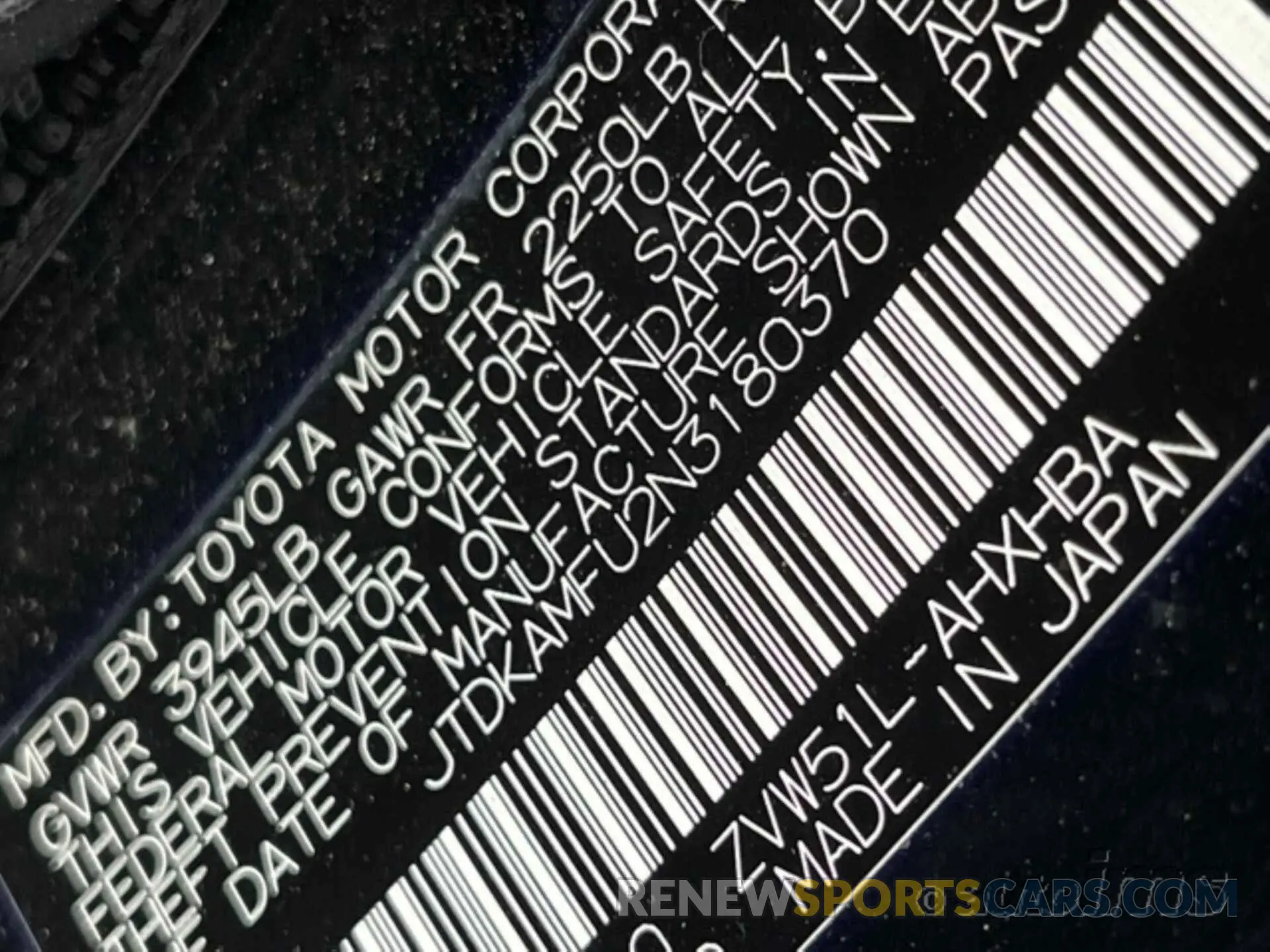 6 Фотография поврежденного автомобиля JTDKAMFU2N3180370 TOYOTA PRIUS 2022