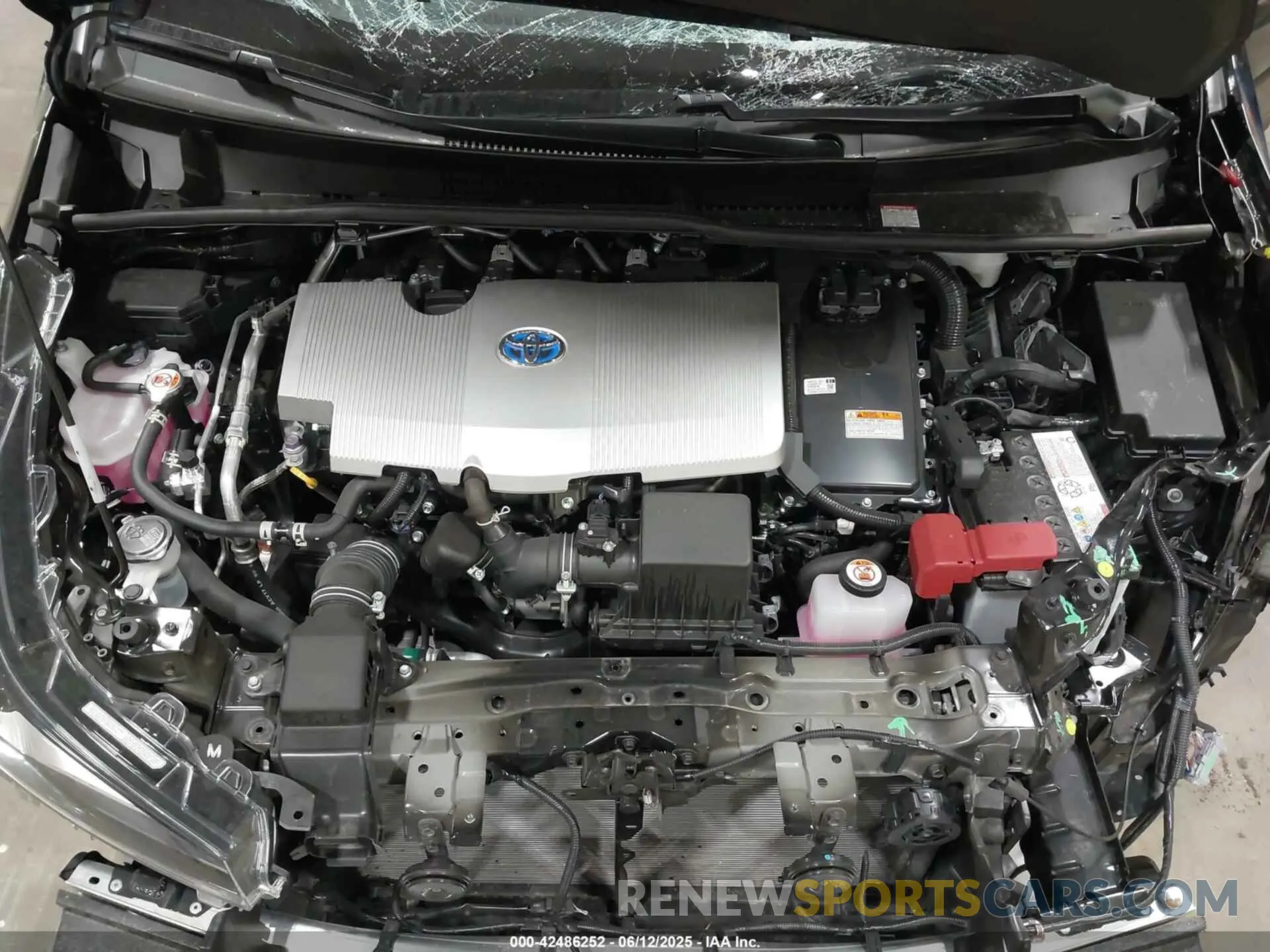 10 Photograph of a damaged car JTDKAMFU2N3186072 TOYOTA PRIUS 2022