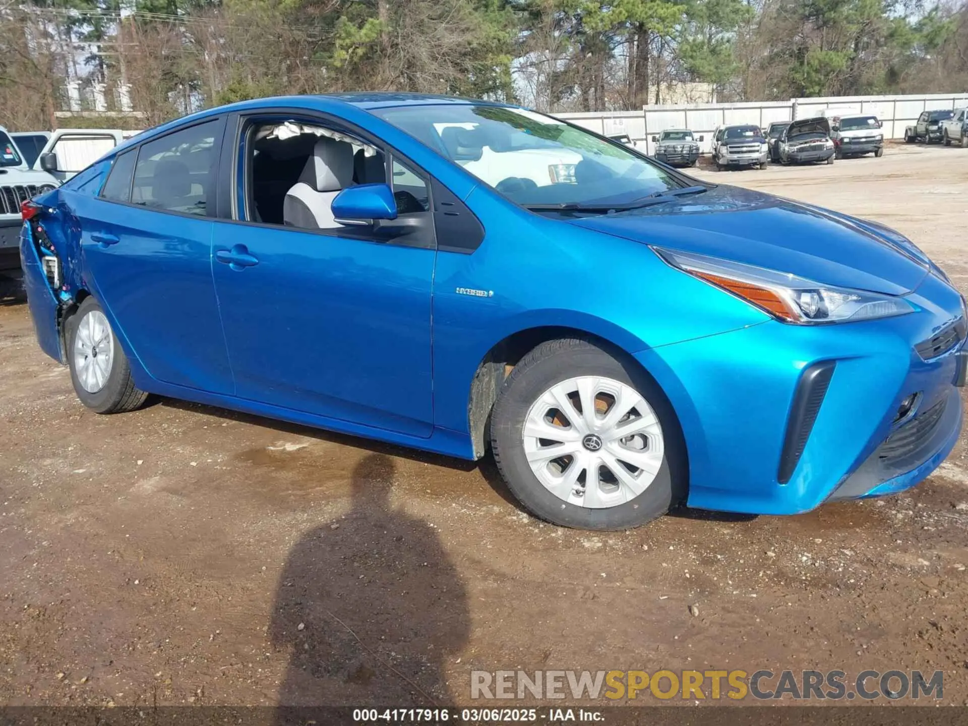 1 Фотография поврежденного автомобиля JTDKAMFU2N3187755 TOYOTA PRIUS 2022