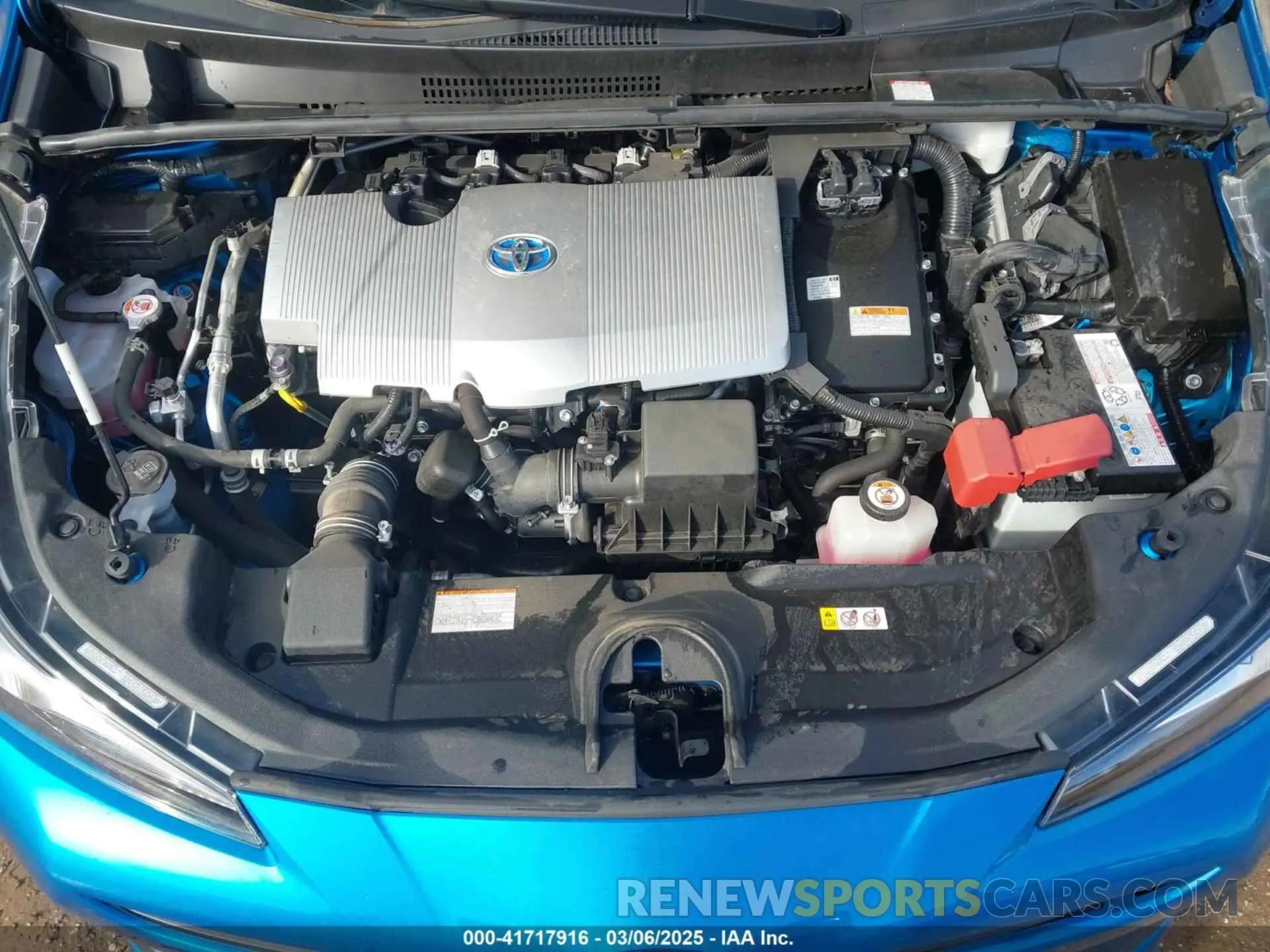 10 Фотография поврежденного автомобиля JTDKAMFU2N3187755 TOYOTA PRIUS 2022