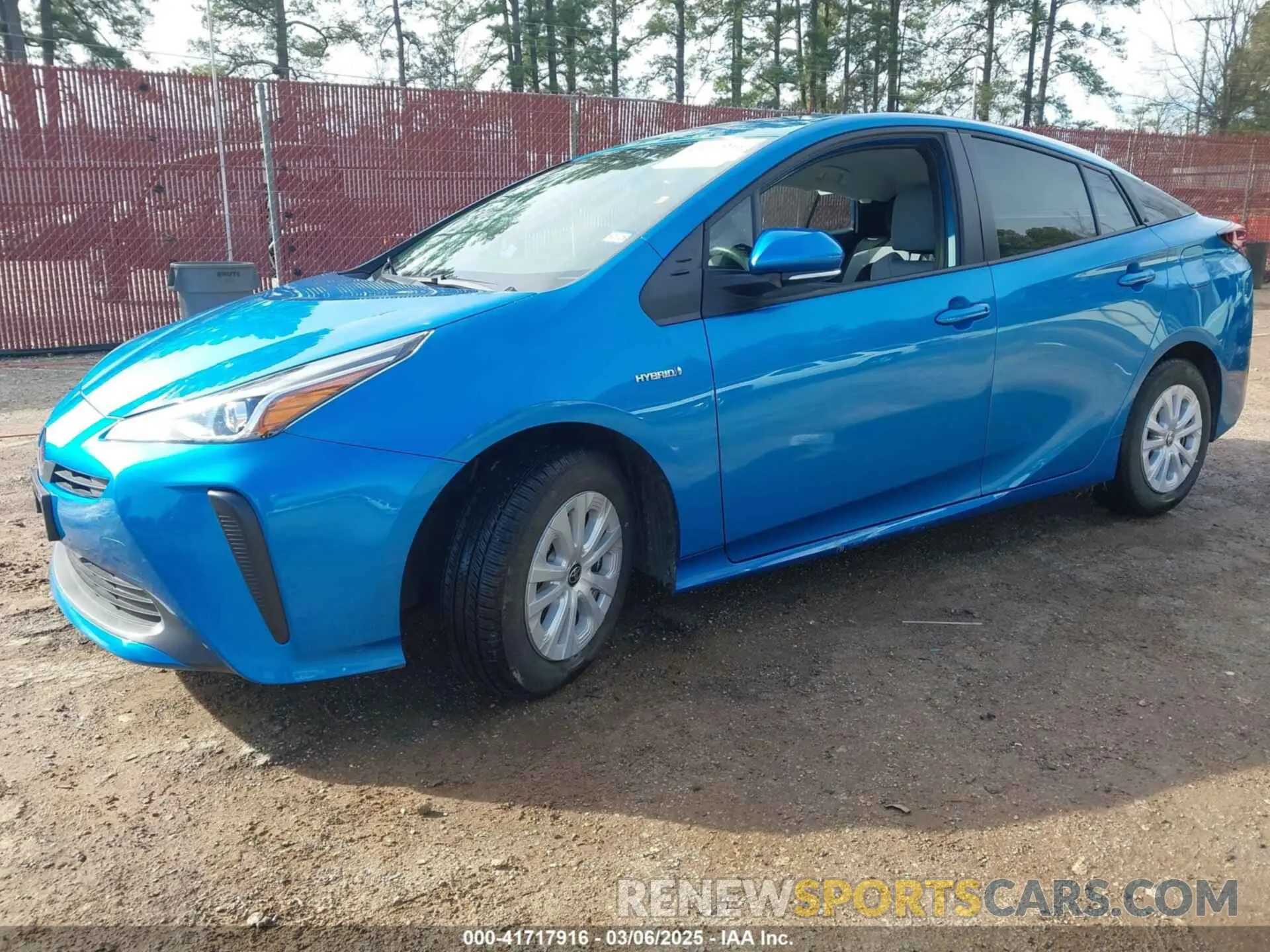 2 Фотография поврежденного автомобиля JTDKAMFU2N3187755 TOYOTA PRIUS 2022