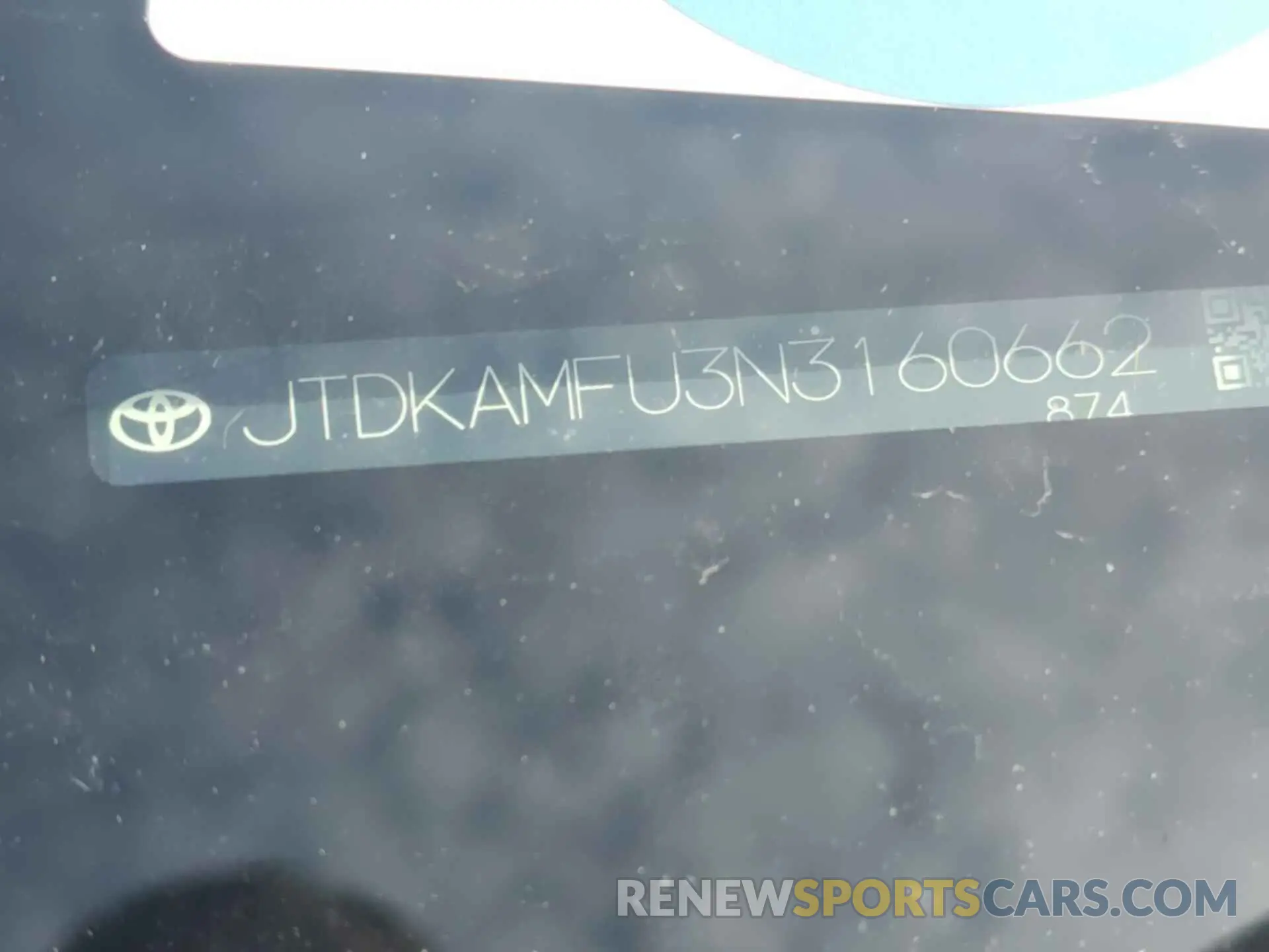 14 Photograph of a damaged car JTDKAMFU3N3160662 TOYOTA PRIUS 2022