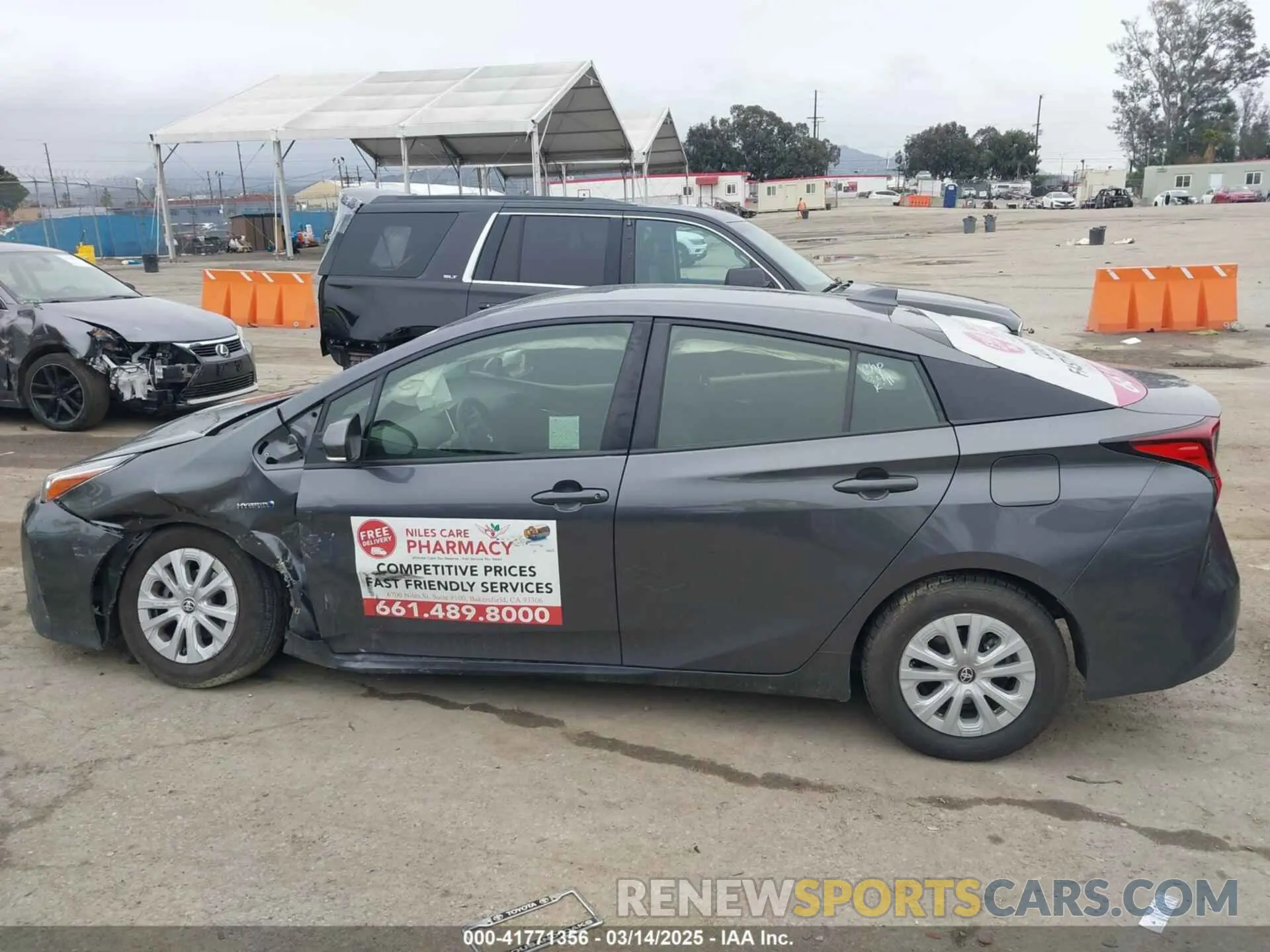 14 Photograph of a damaged car JTDKAMFU3N3190079 TOYOTA PRIUS 2022