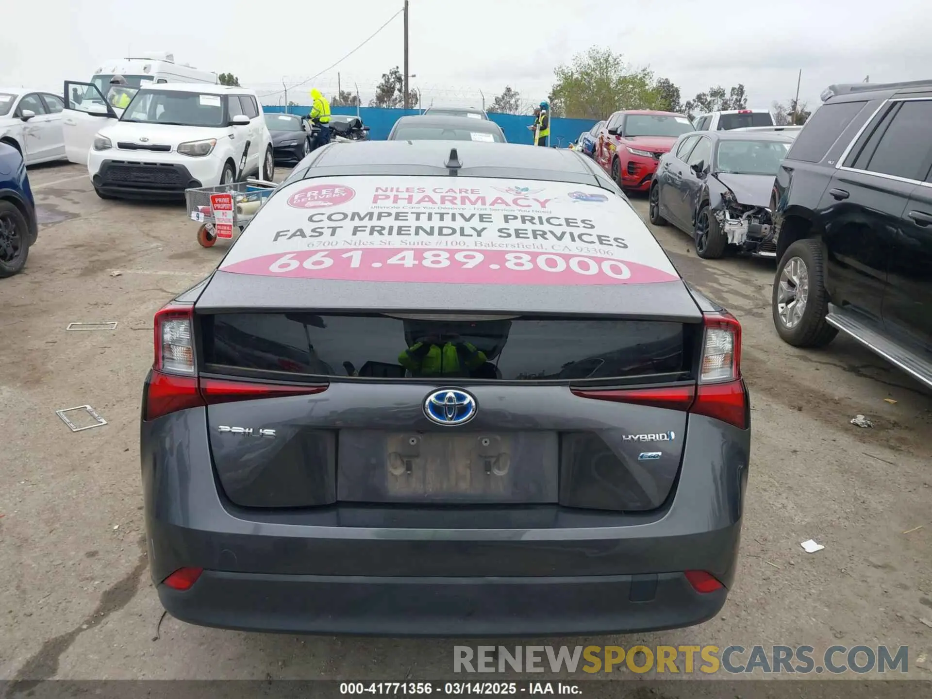 16 Photograph of a damaged car JTDKAMFU3N3190079 TOYOTA PRIUS 2022