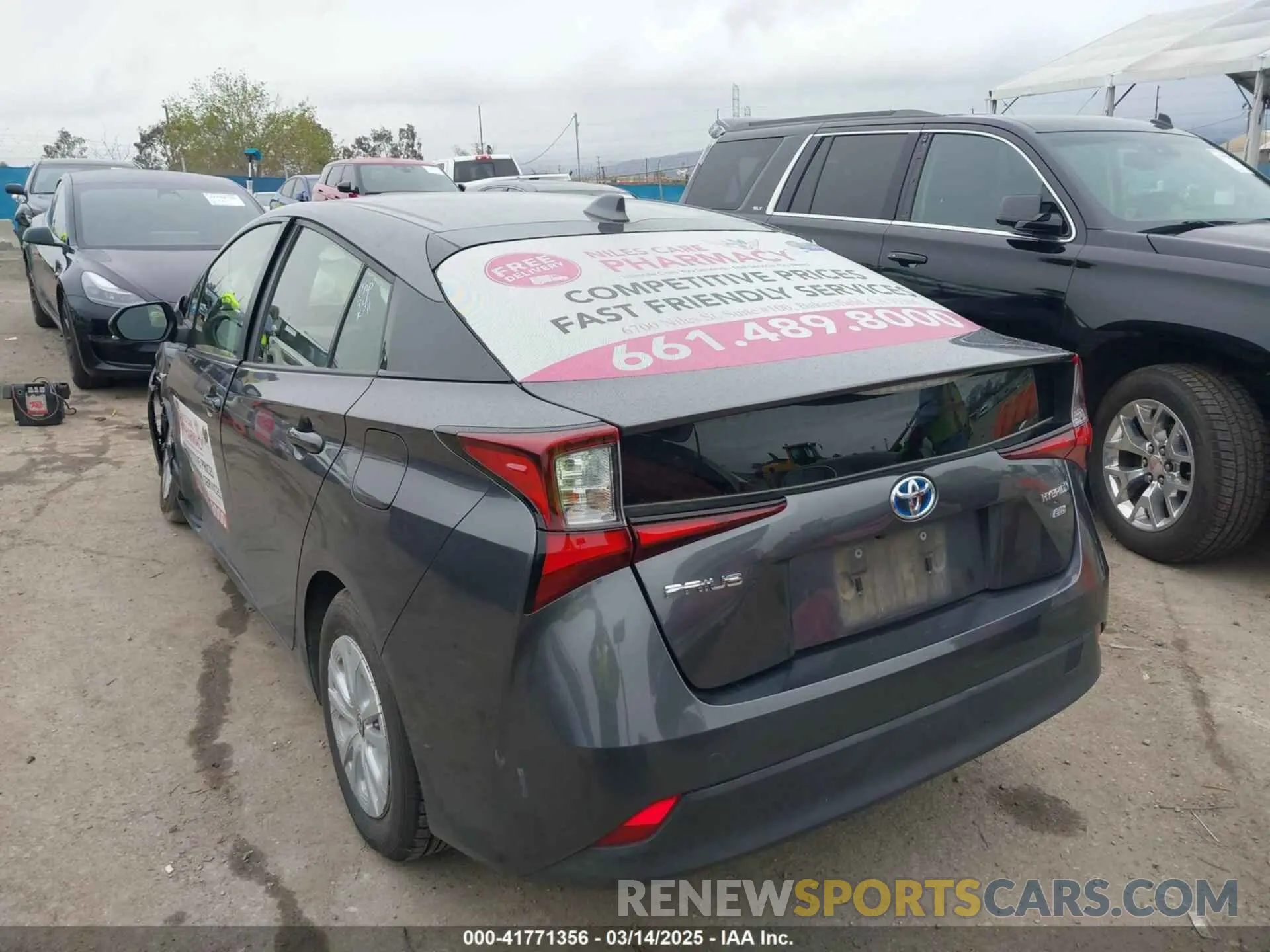 3 Photograph of a damaged car JTDKAMFU3N3190079 TOYOTA PRIUS 2022