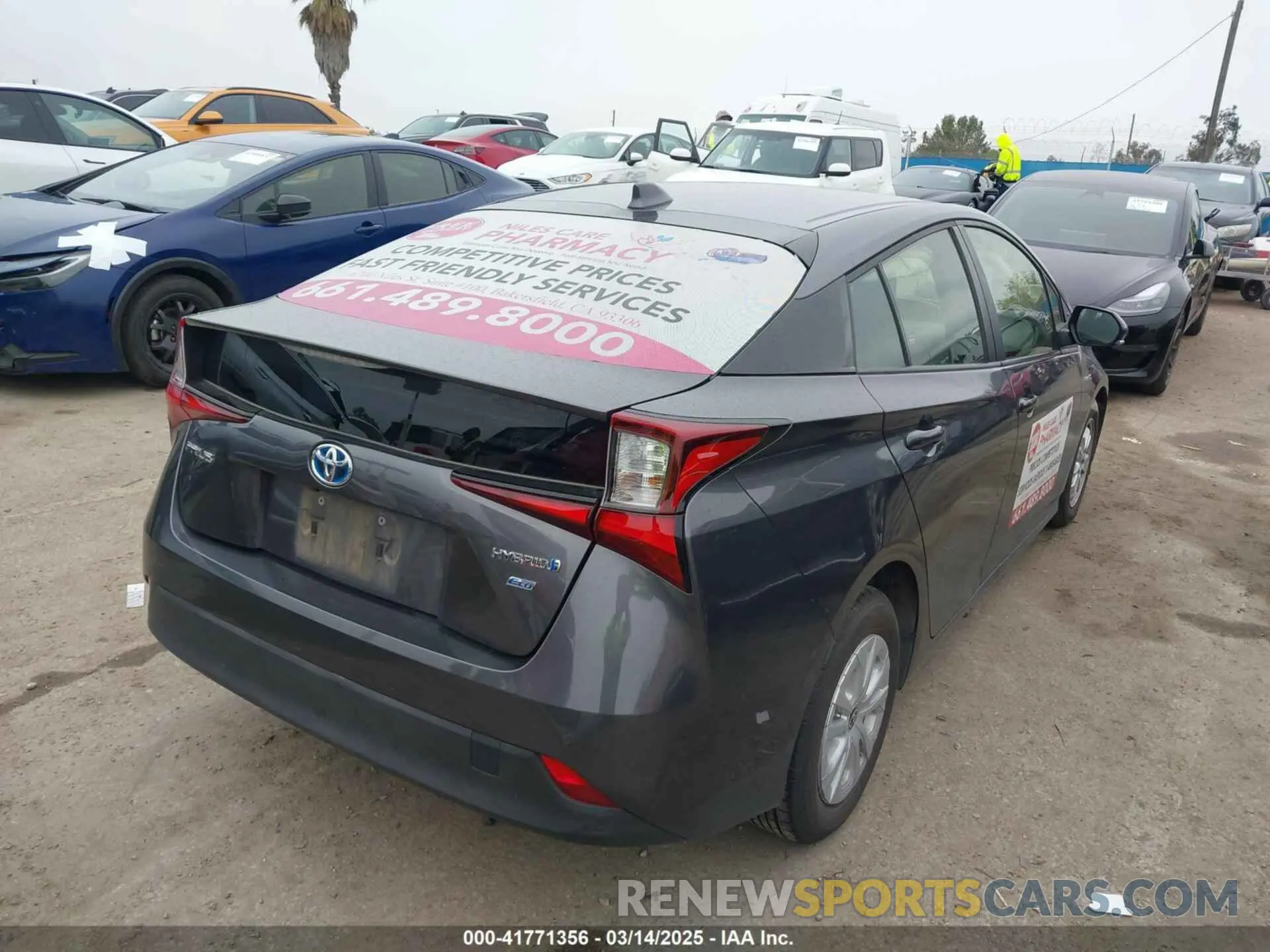 4 Photograph of a damaged car JTDKAMFU3N3190079 TOYOTA PRIUS 2022