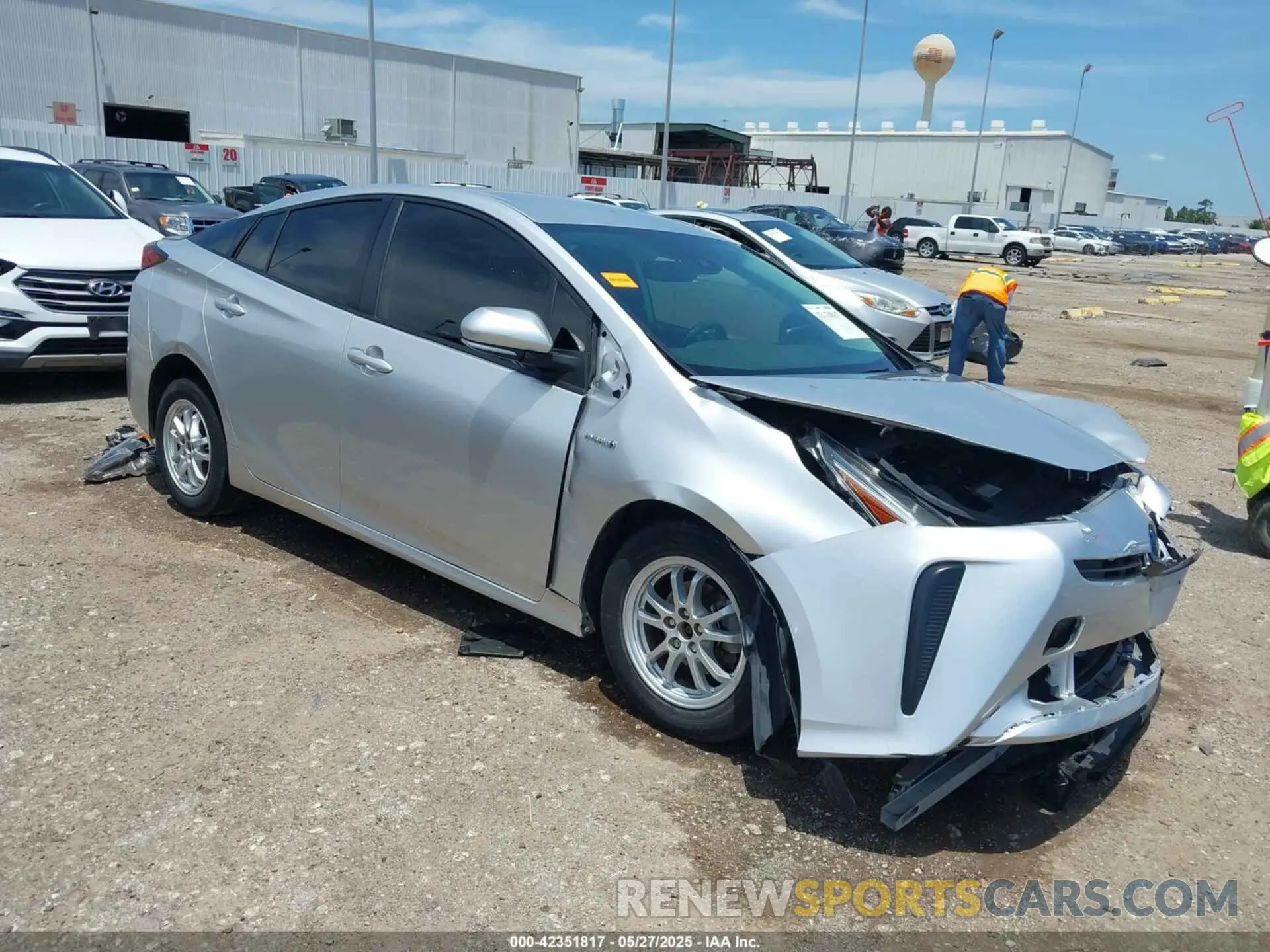 1 Photograph of a damaged car JTDKAMFU4N3170522 TOYOTA PRIUS 2022