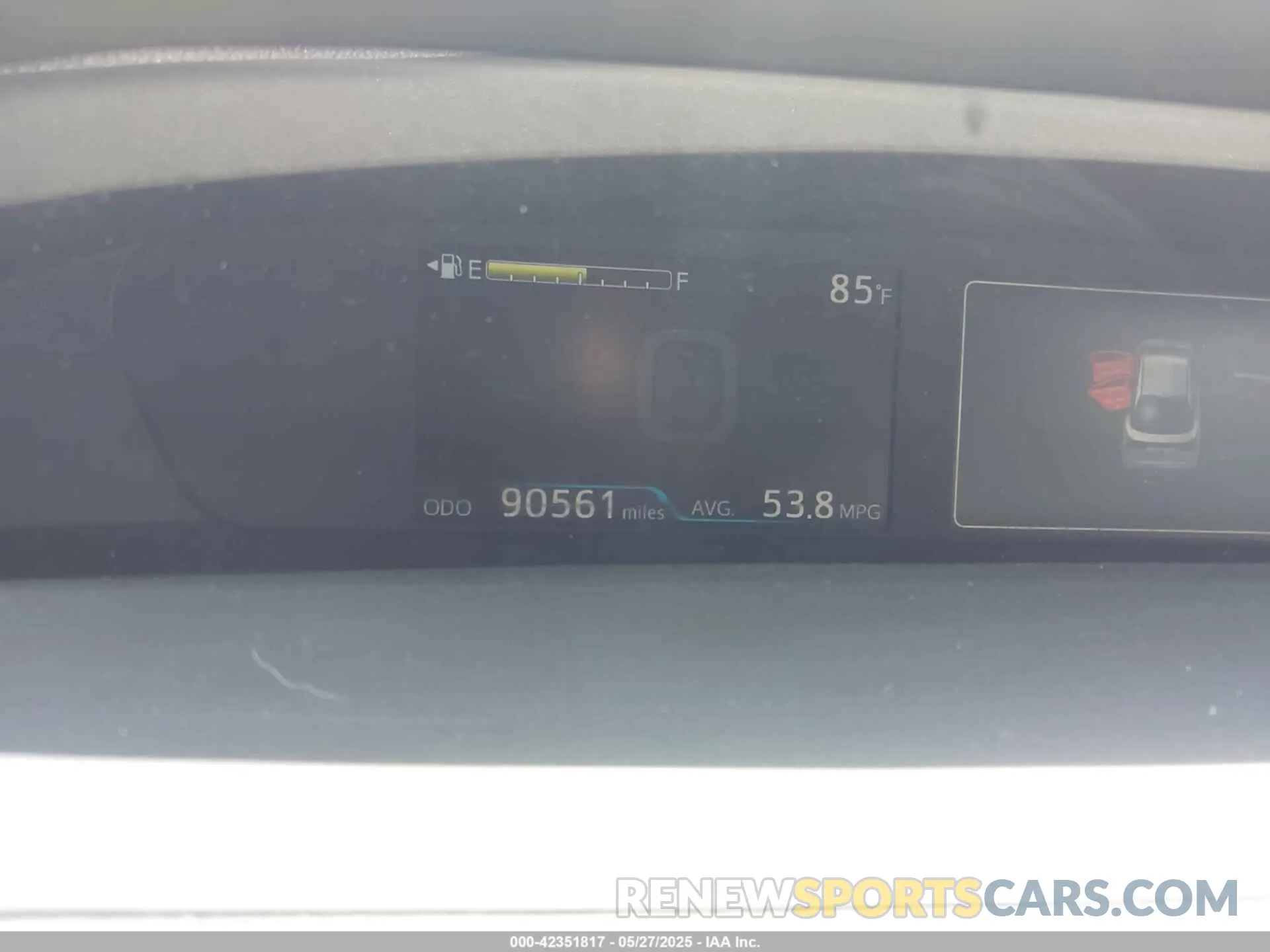 7 Photograph of a damaged car JTDKAMFU4N3170522 TOYOTA PRIUS 2022