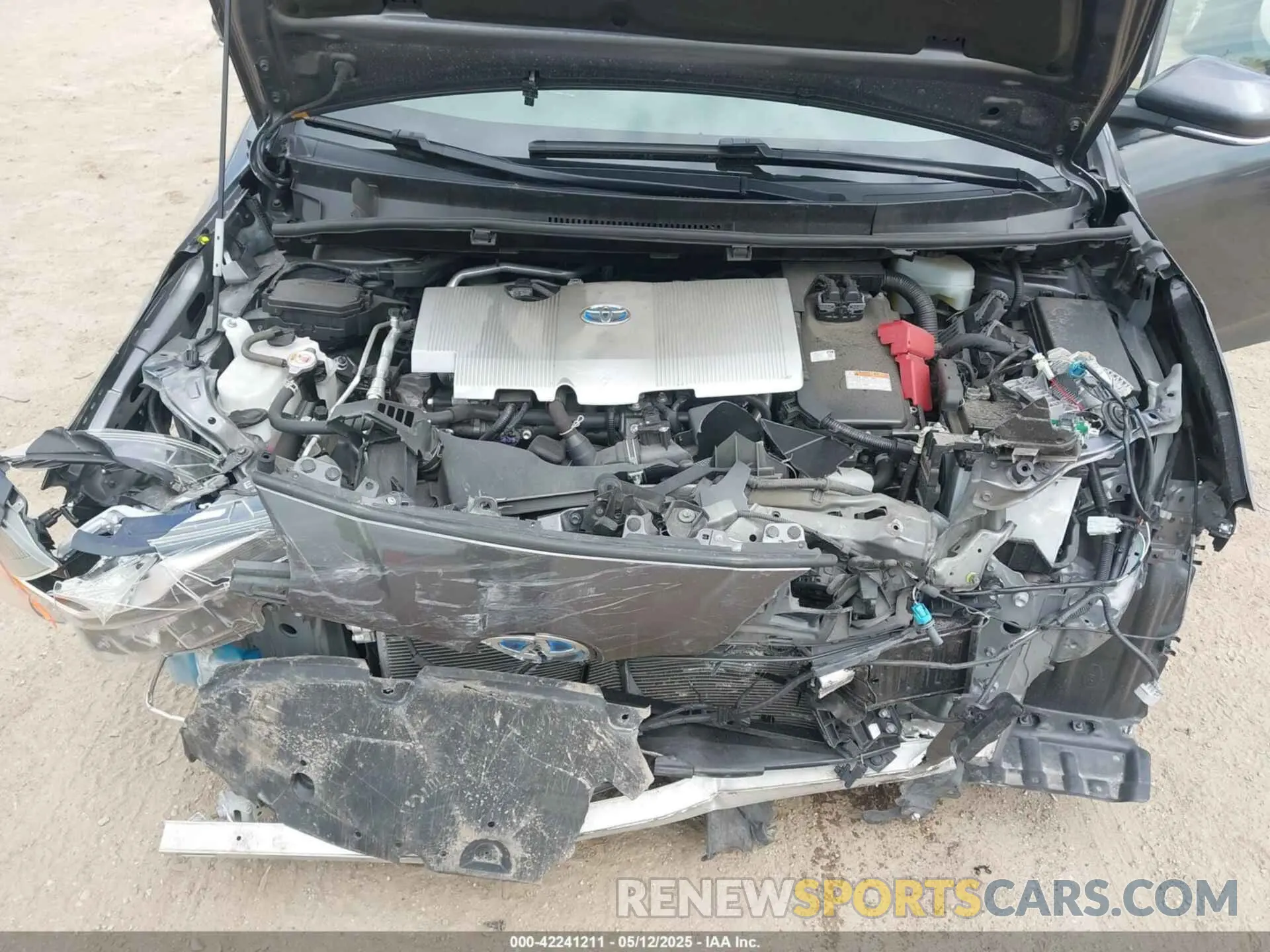 10 Photograph of a damaged car JTDKAMFU4N3175476 TOYOTA PRIUS 2022