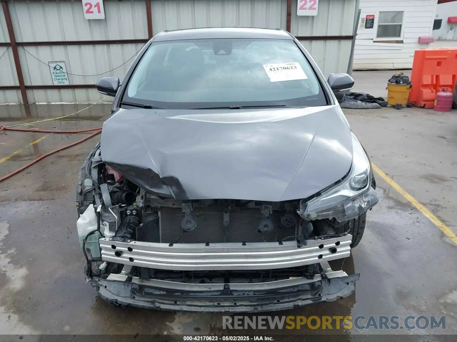 13 Фотография поврежденного автомобиля JTDKAMFU4N3183352 TOYOTA PRIUS 2022