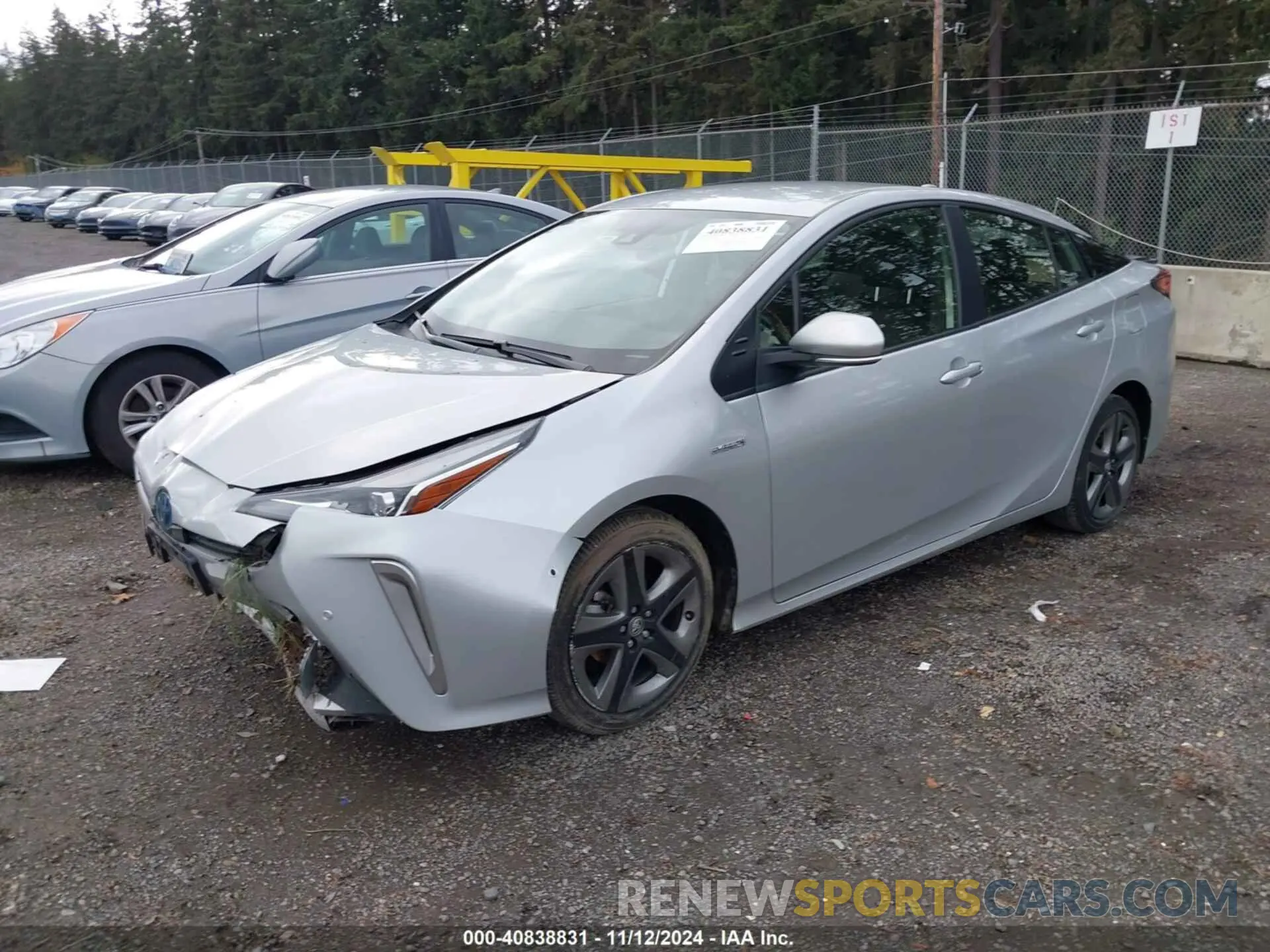 2 Photograph of a damaged car JTDKAMFU5N3154782 TOYOTA PRIUS 2022