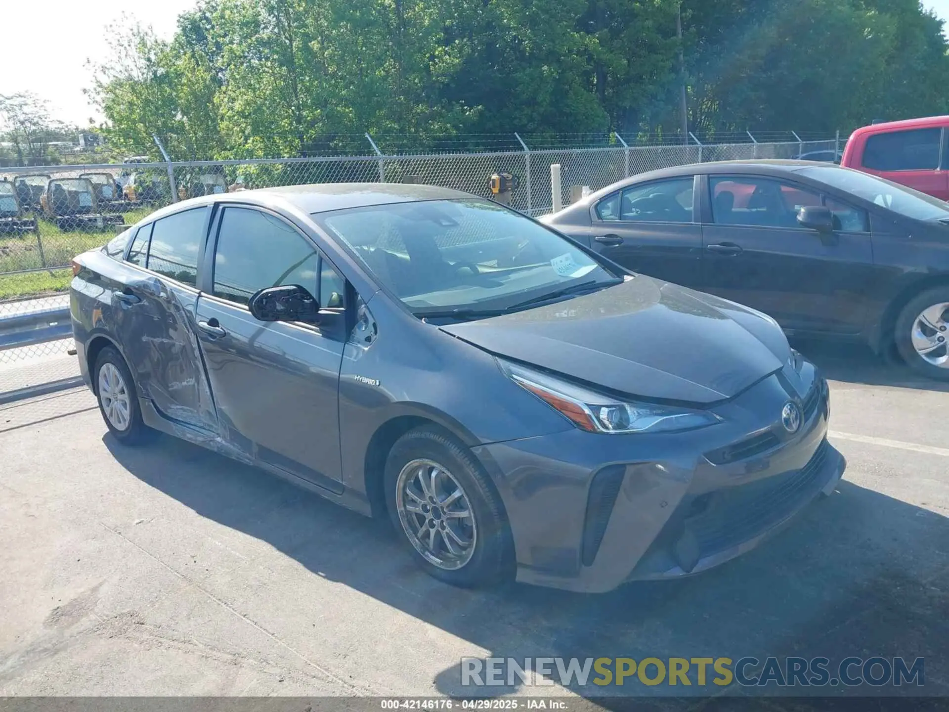 1 Фотография поврежденного автомобиля JTDKAMFU5N3188480 TOYOTA PRIUS 2022