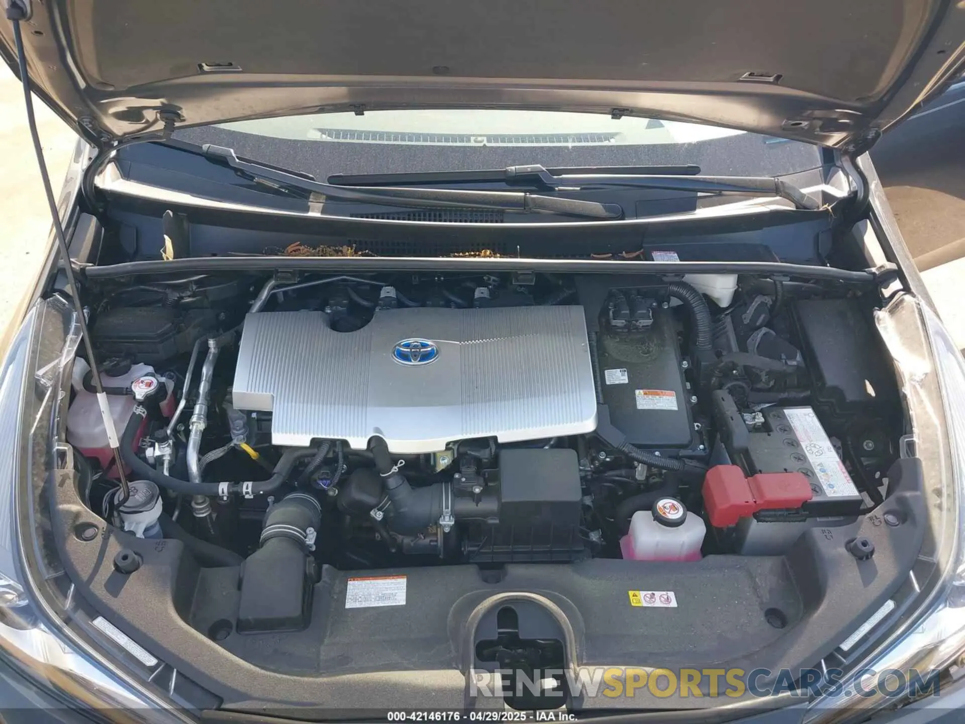 10 Фотография поврежденного автомобиля JTDKAMFU5N3188480 TOYOTA PRIUS 2022