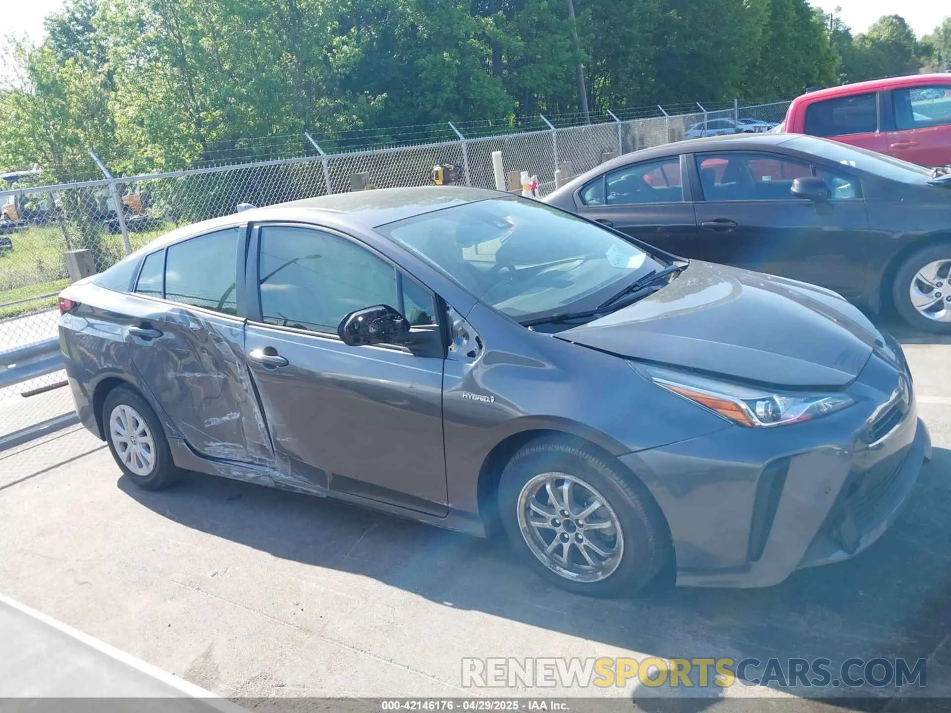 13 Фотография поврежденного автомобиля JTDKAMFU5N3188480 TOYOTA PRIUS 2022