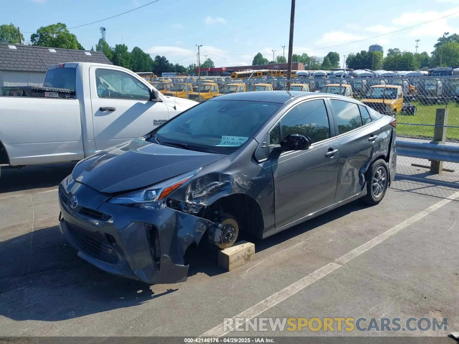 2 Фотография поврежденного автомобиля JTDKAMFU5N3188480 TOYOTA PRIUS 2022