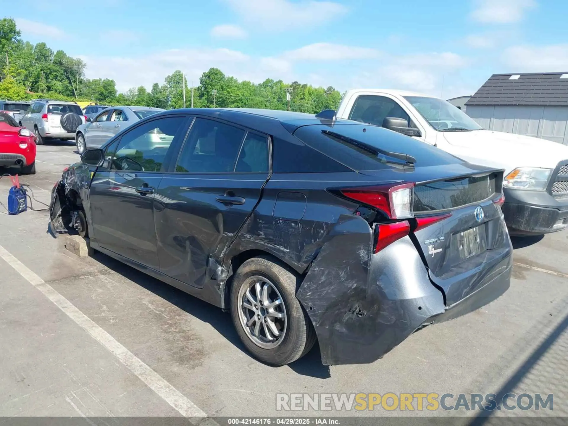 3 Фотография поврежденного автомобиля JTDKAMFU5N3188480 TOYOTA PRIUS 2022