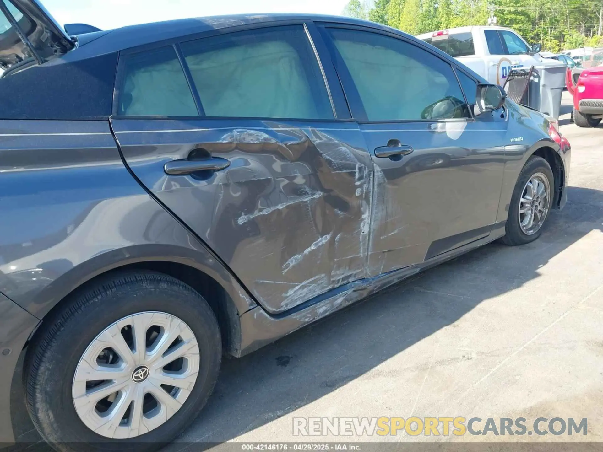 6 Фотография поврежденного автомобиля JTDKAMFU5N3188480 TOYOTA PRIUS 2022