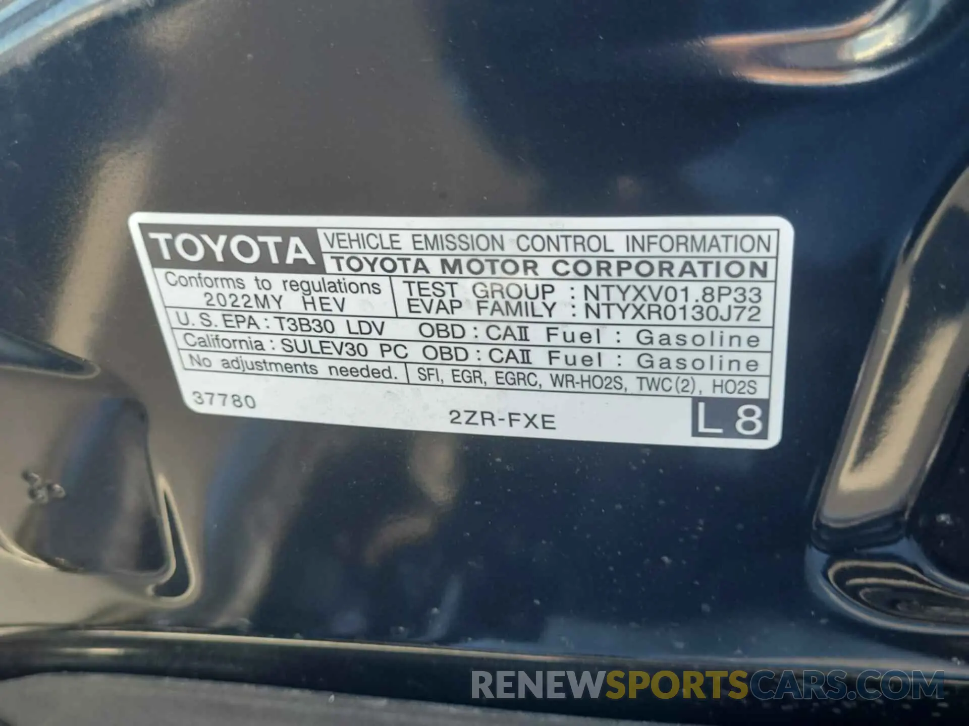 13 Photograph of a damaged car JTDKAMFU6N3160042 TOYOTA PRIUS 2022