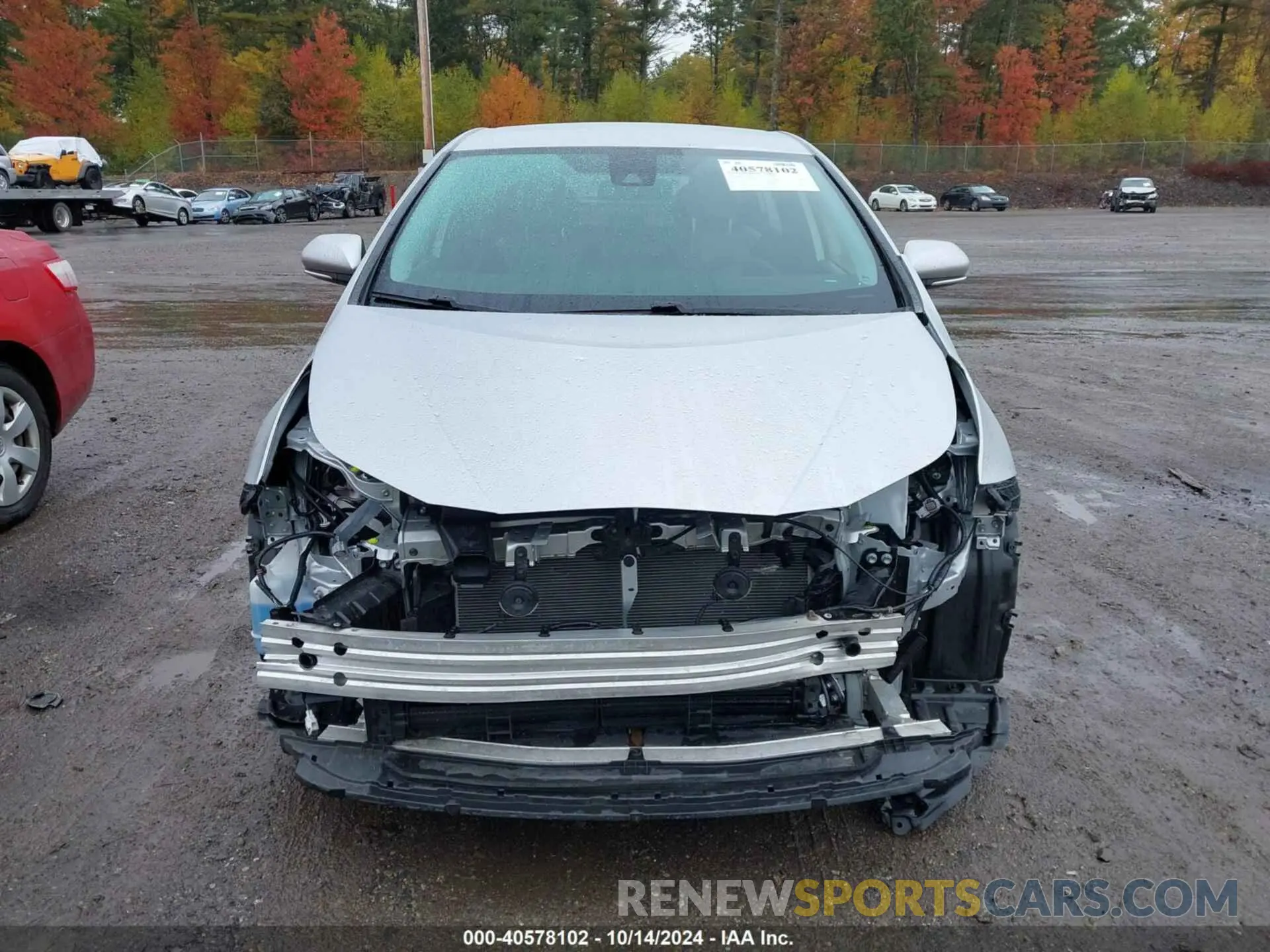 13 Фотография поврежденного автомобиля JTDKAMFU6N3180730 TOYOTA PRIUS 2022