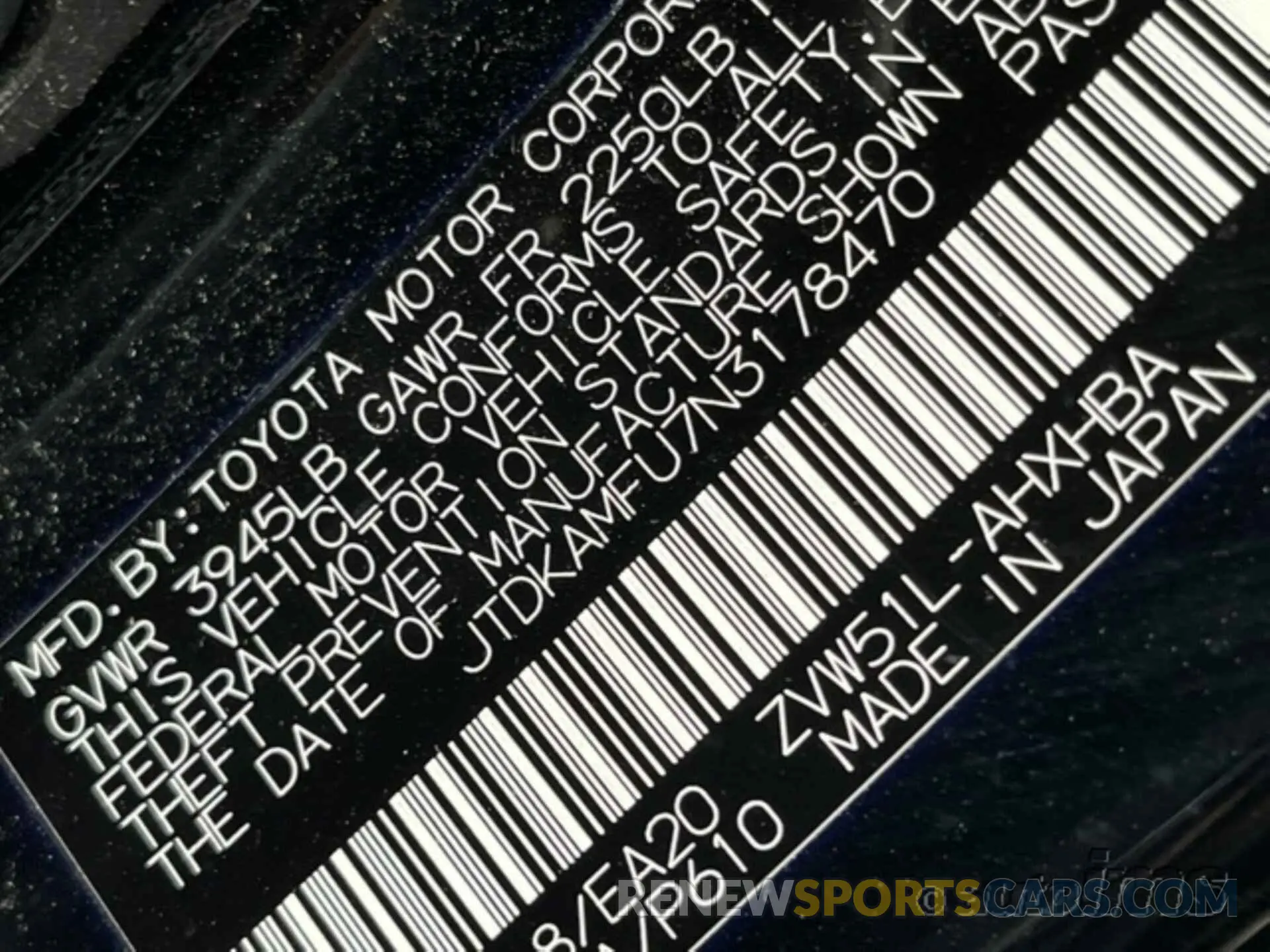 2 Фотография поврежденного автомобиля JTDKAMFU7N3178470 TOYOTA PRIUS 2022