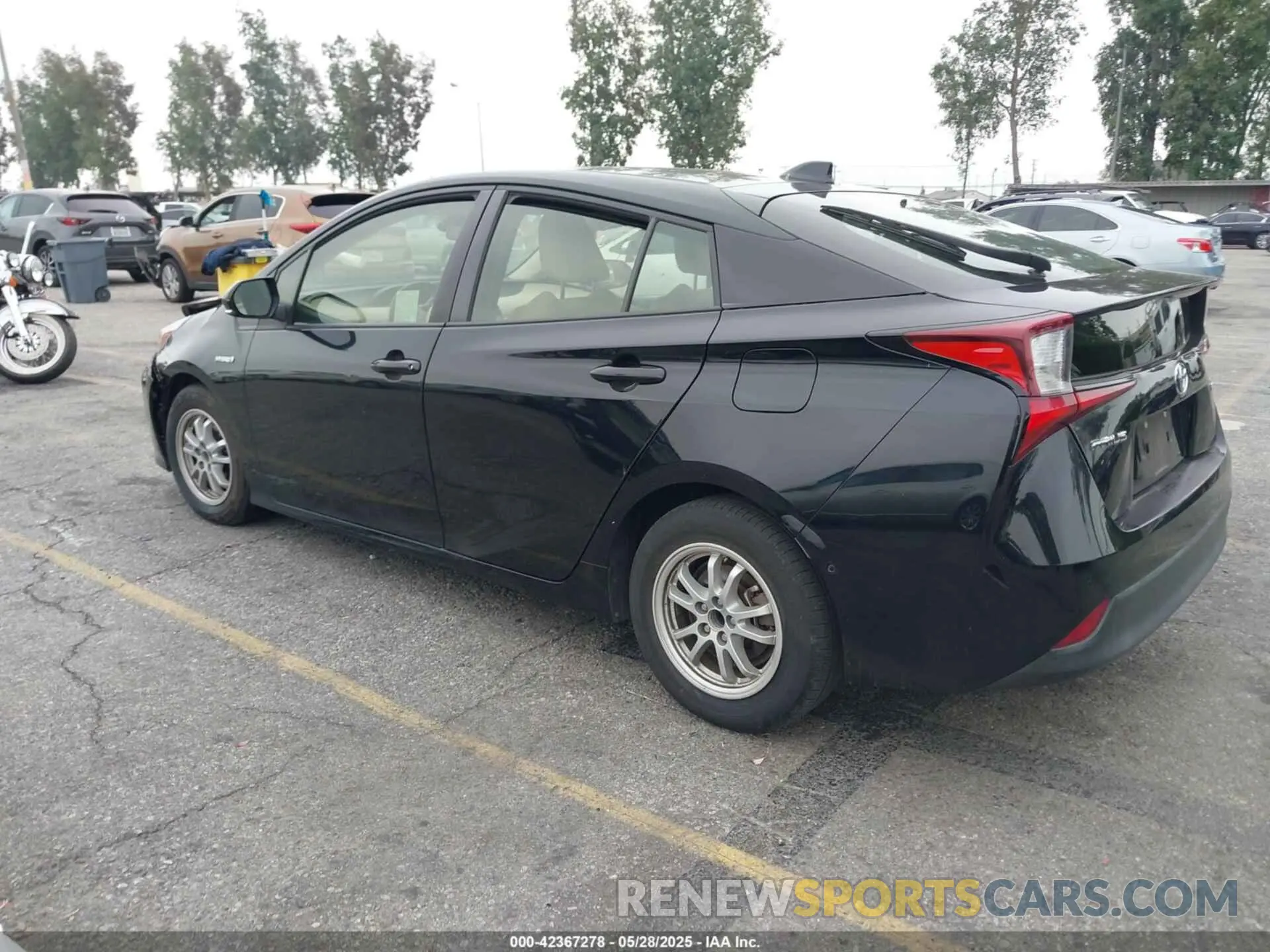 3 Фотография поврежденного автомобиля JTDKAMFU9N3155157 TOYOTA PRIUS 2022